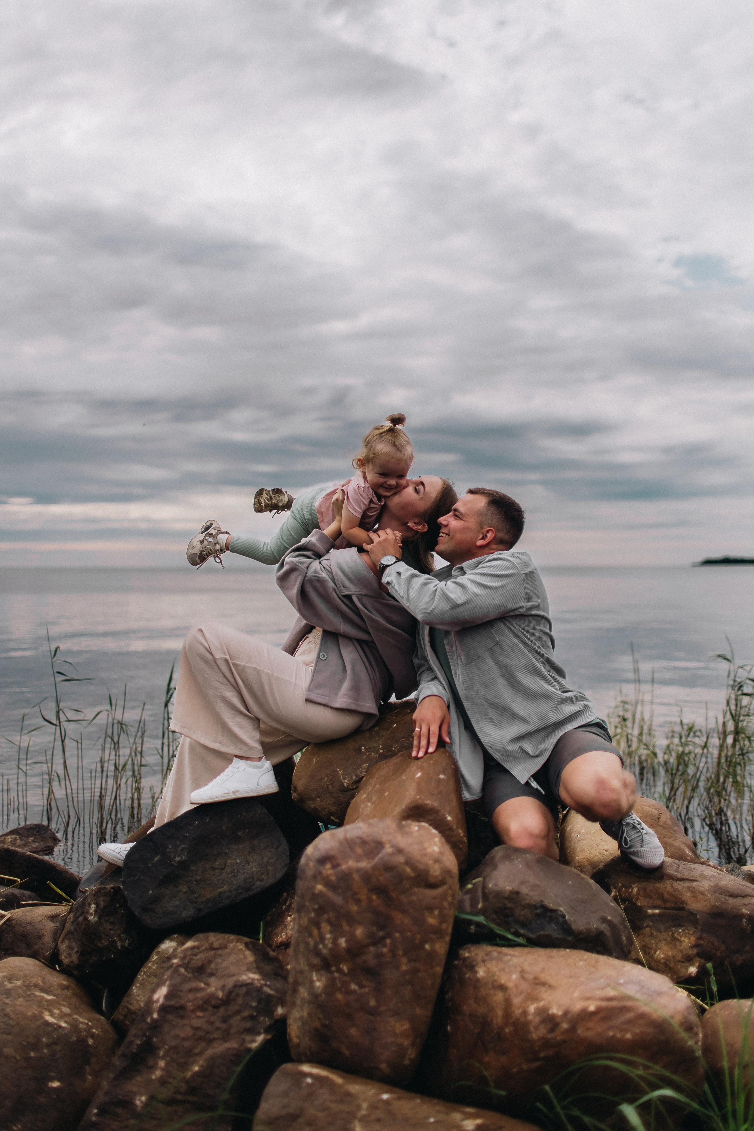 СЕМЕЙНАЯ / Гриша, Люда и Апполинария. Фотограф Лодейное Поле Екатерина Герасимова в Санкт-Петербурге и Лен. области