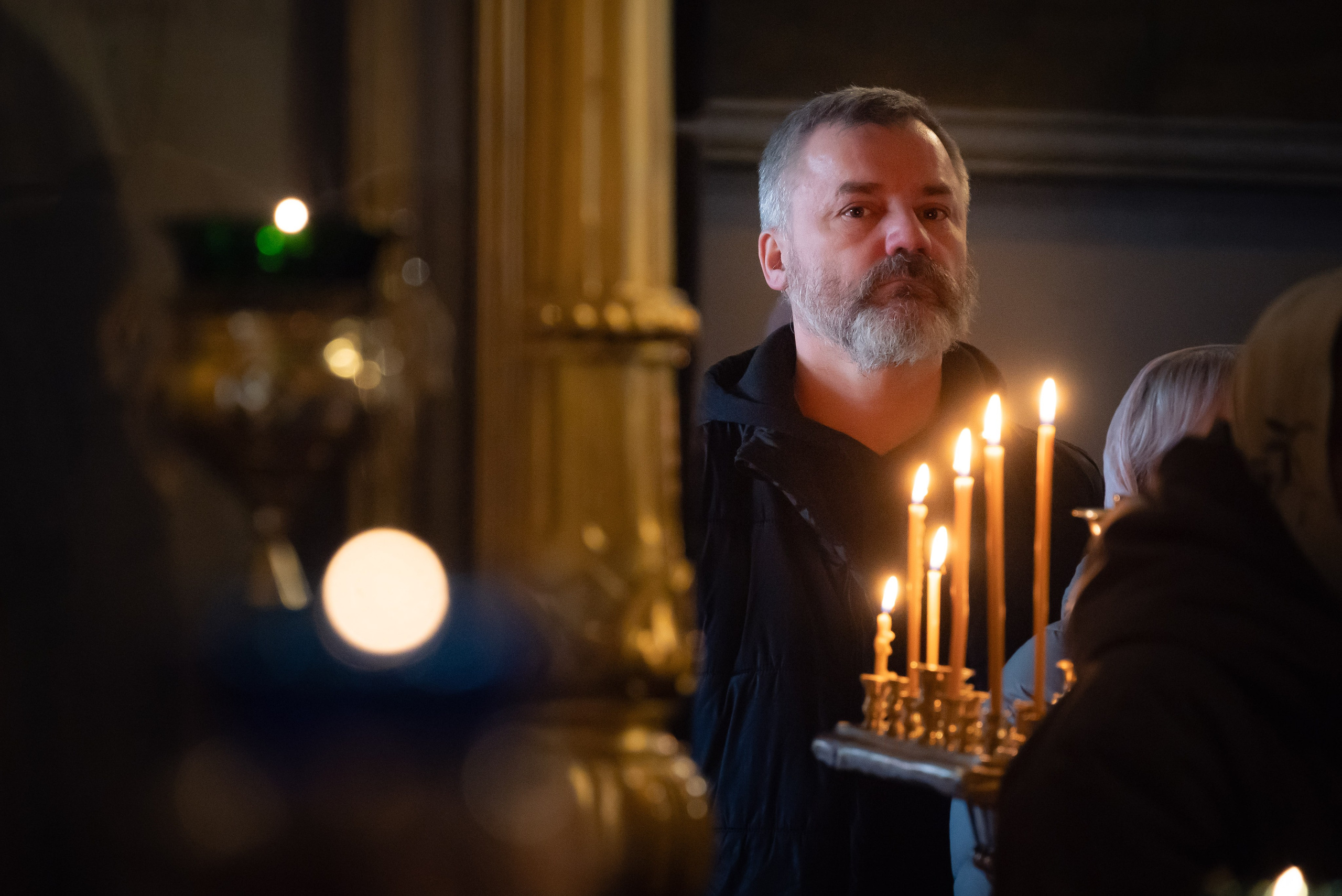 Богородский храм. Вынос Плащаницы. Антон и Татьяна Денисенко — В храме