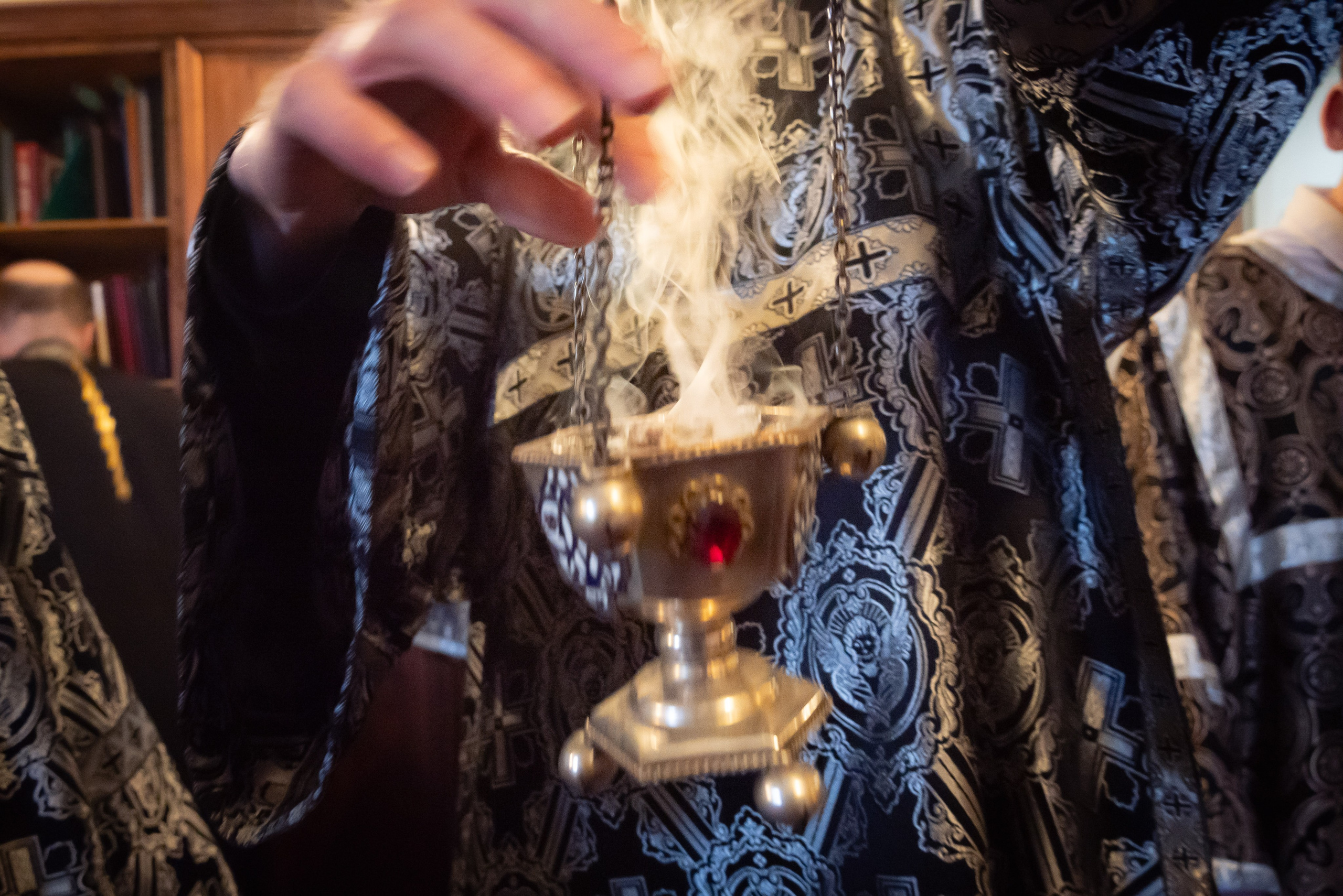 Богородский храм. Вынос Плащаницы. Антон и Татьяна Денисенко — В храме