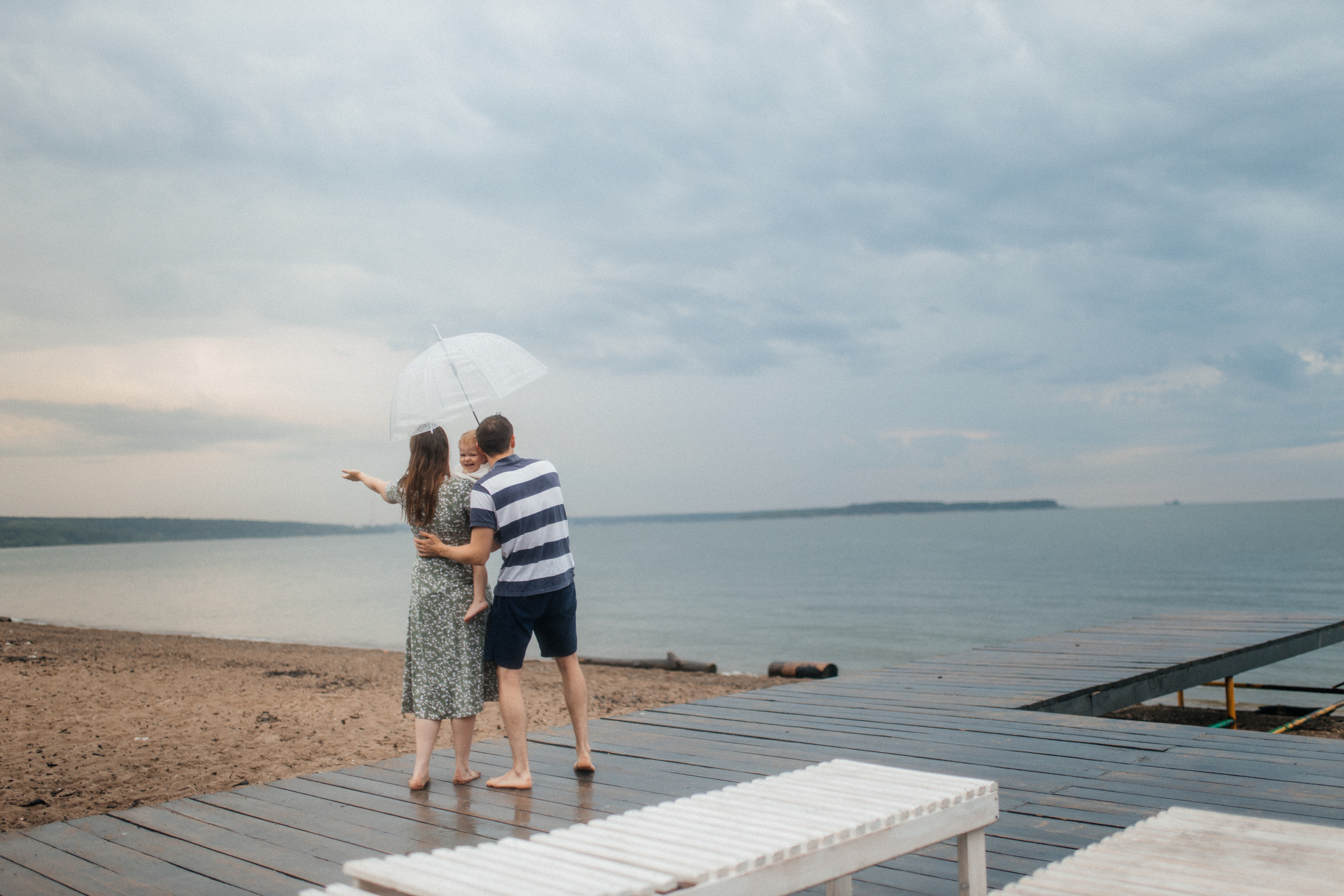 Прогулка на берегу. Семейный и портретный фотограф в Новосибирске Мария Хлебус