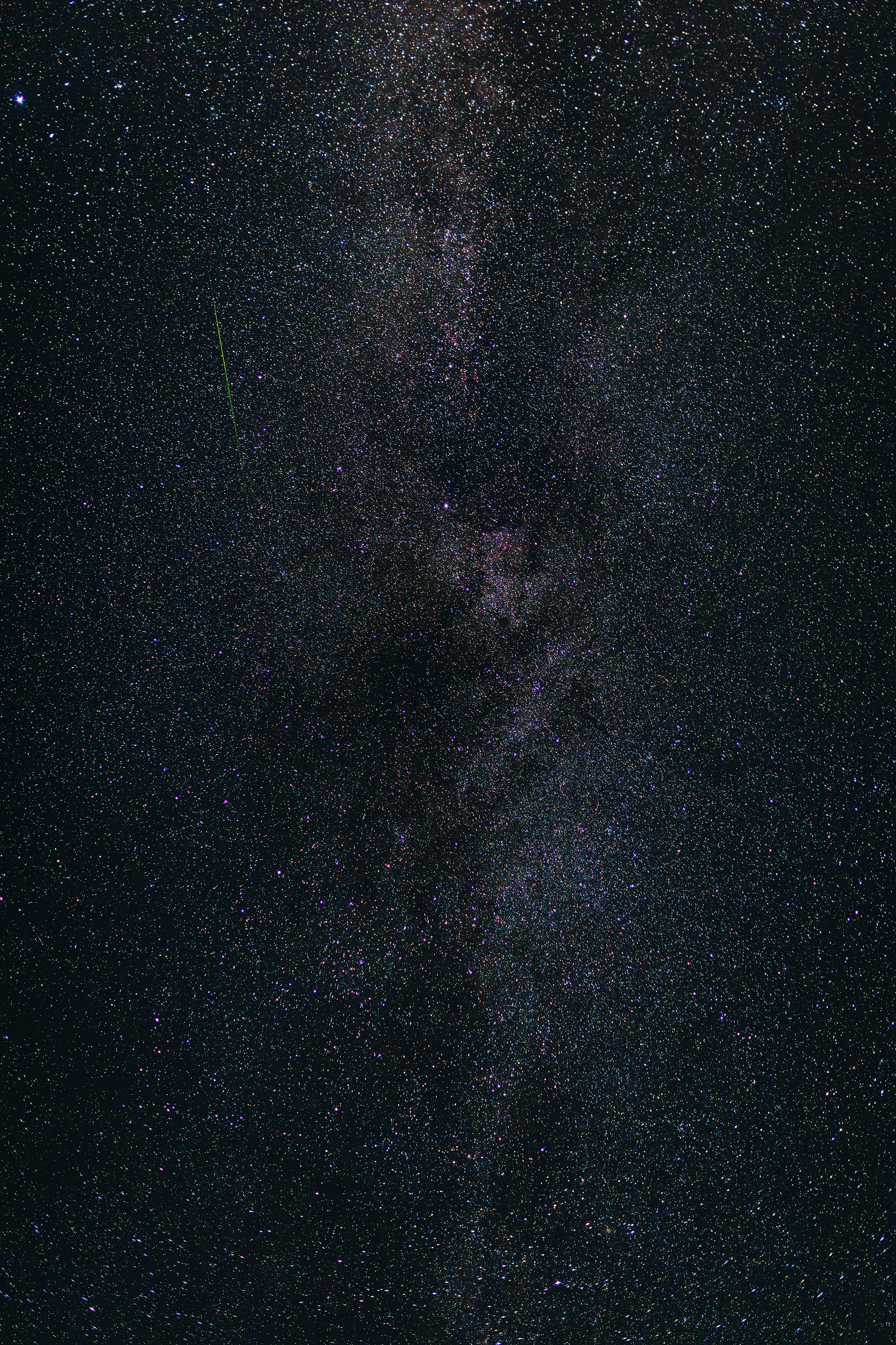 Метеорный поток Персеиды, 2023 год. Фотография ночного неба в пик звездопада