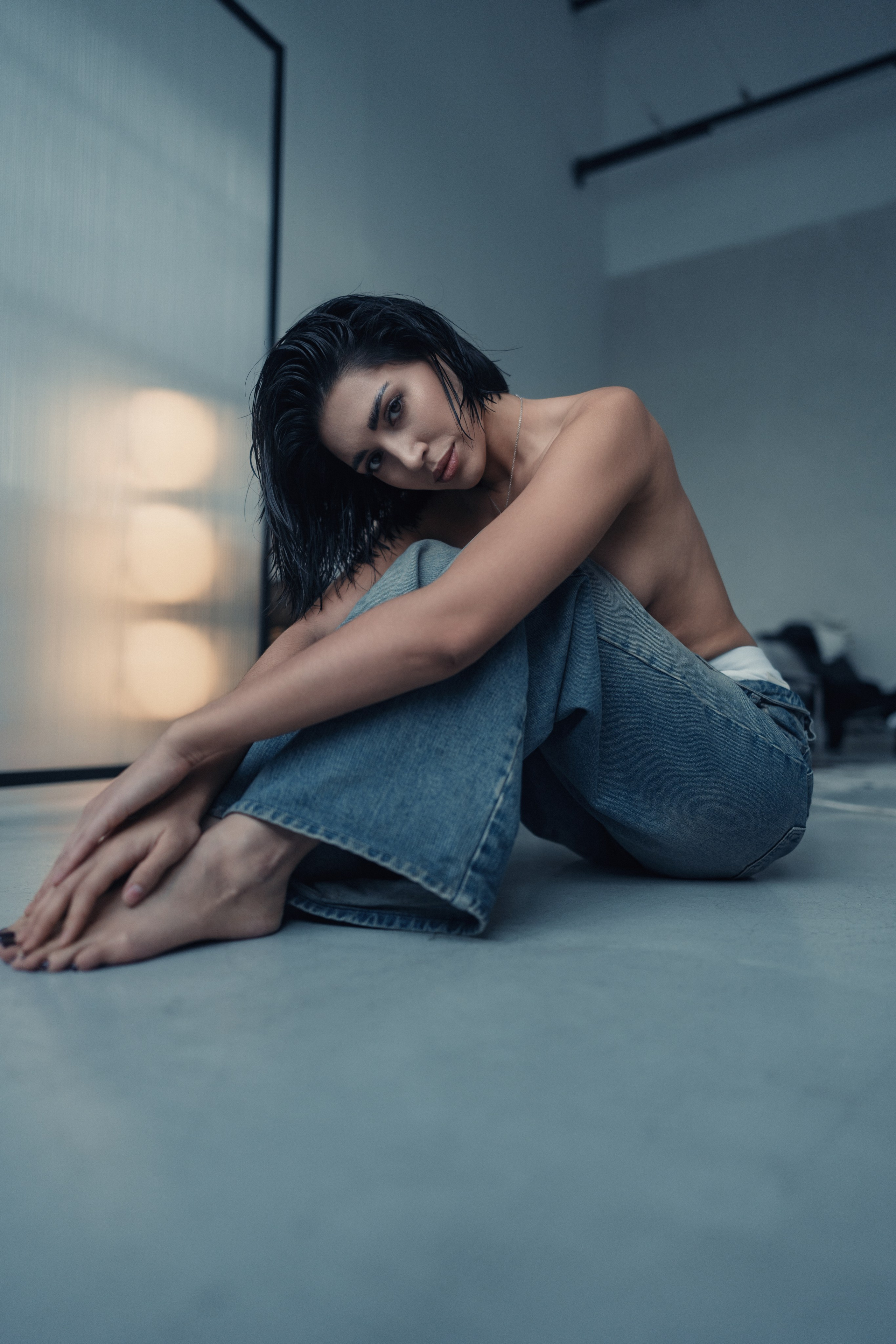 Portrait photo shoot with Camilla at the Svet studio in Kazan