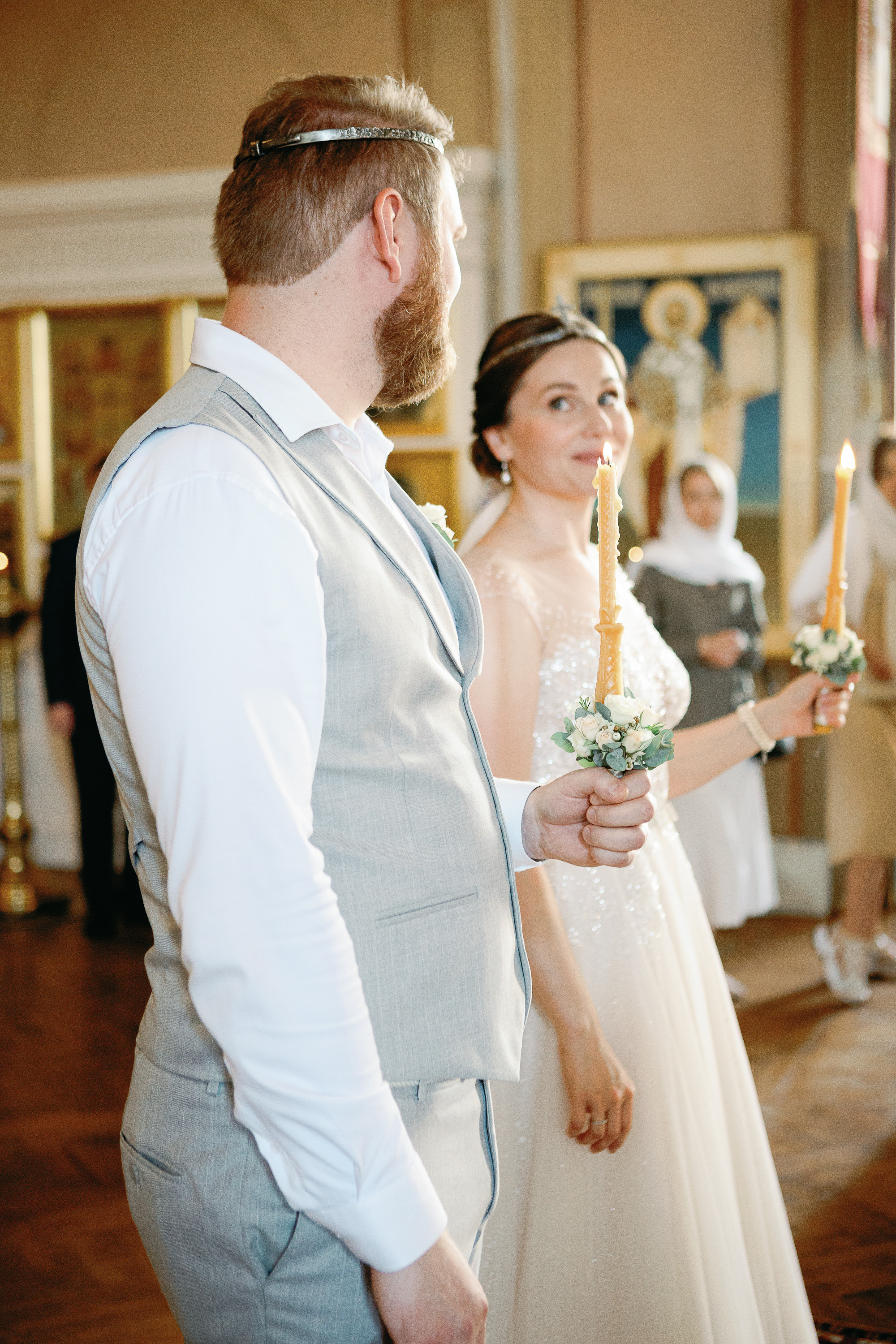 Красивое венчание в храме Мученицы Татианы при МГУ. Фотограф на Венчание. 