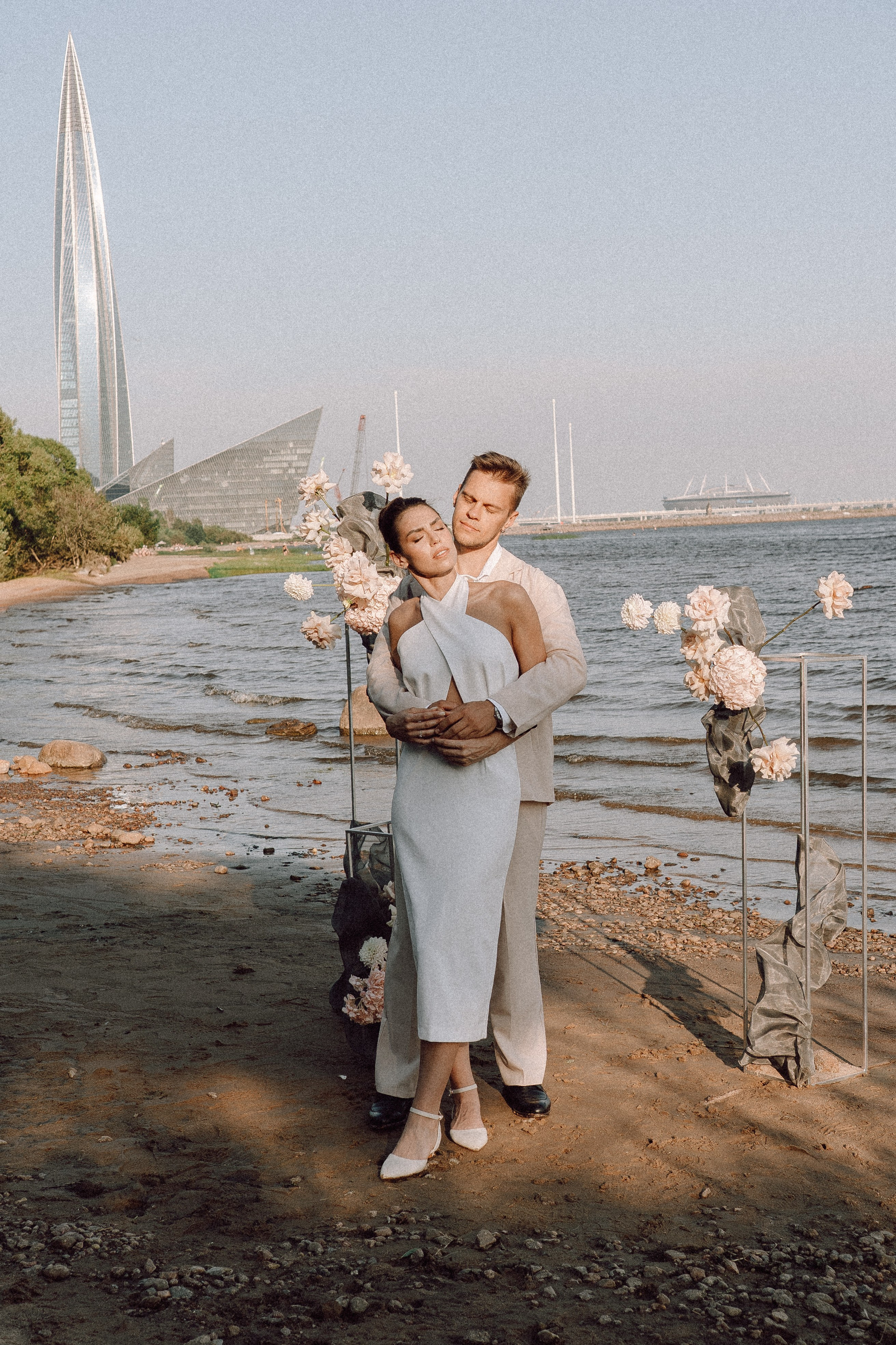 СВАДЕБНАЯ ФОТОСЕССИЯ ВЫЕЗДНОЙ ЦЕРЕМОНИИ (ФИНСКИЙ ЗАЛИВ). Профессиональный фотограф, Санкт-Петербург — Виктория Богомолова