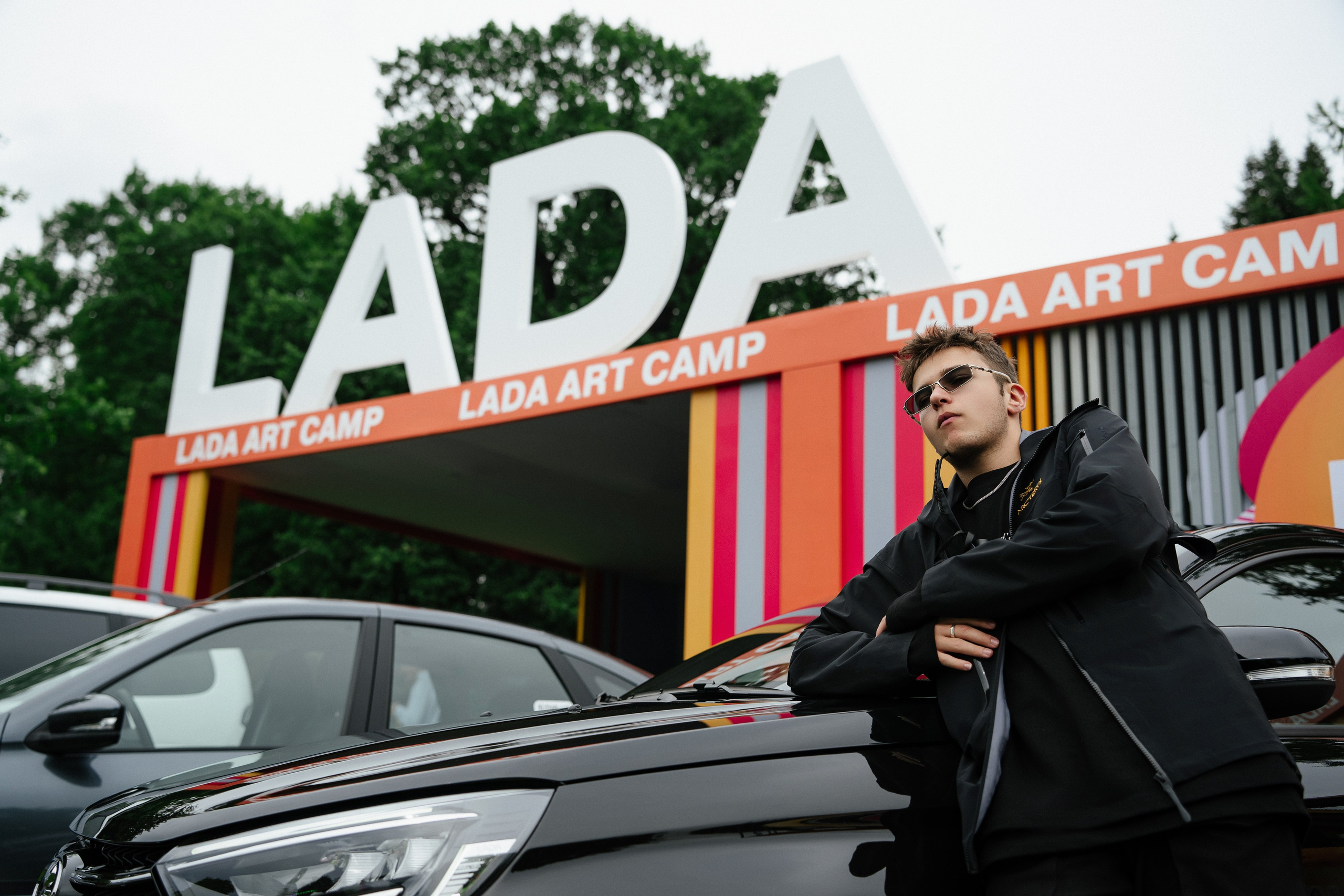 Пикник Афиши стенд ЛАДА. Андрей Сухинин репортажный свадебный фотограф Санкт-Петербург