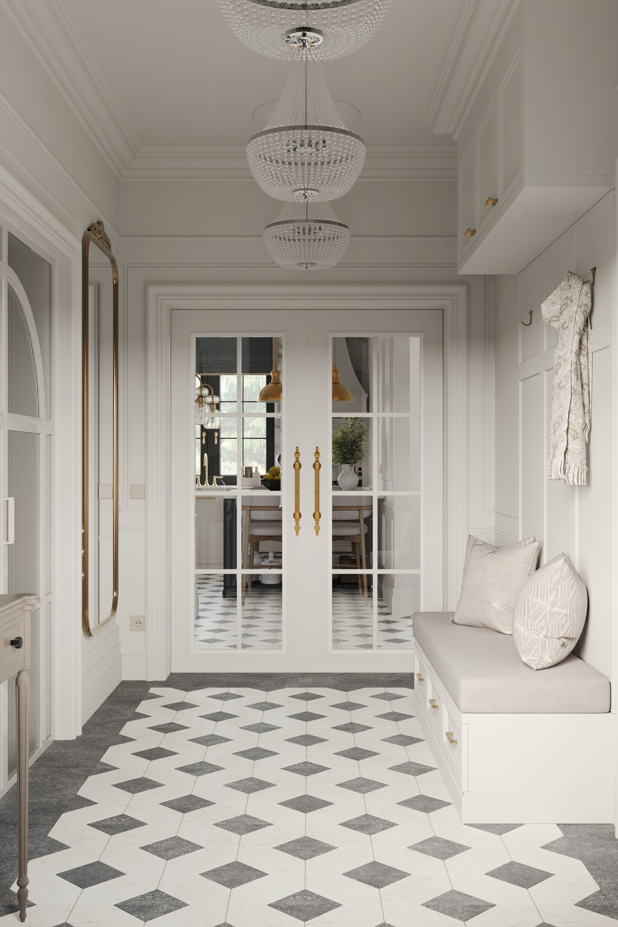 Дом 320 м² для большой семьи в Парижском стиле🤍