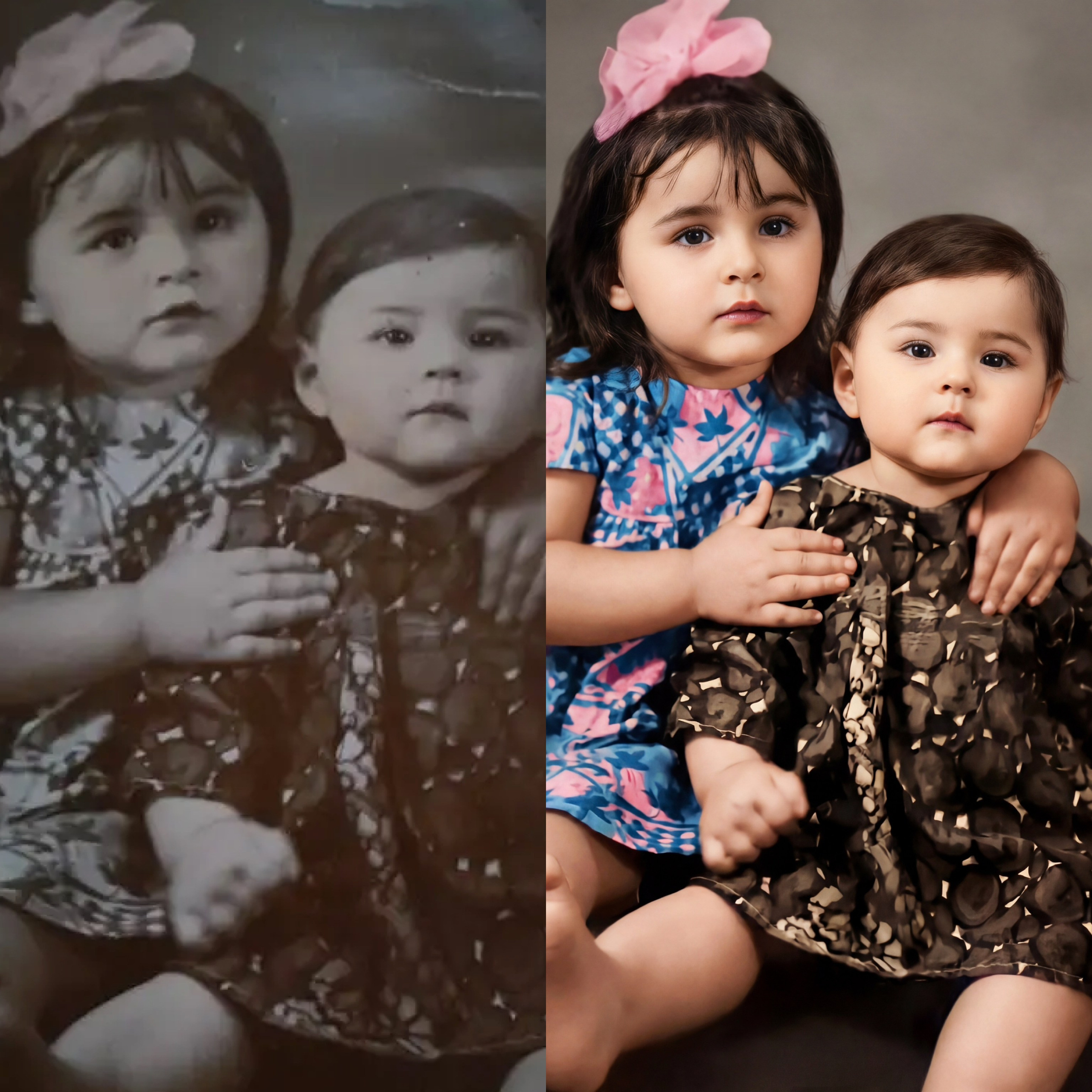 Реставрация старых фото. AI‑креатор: фото‑ и видео‑креативы на нейросетях