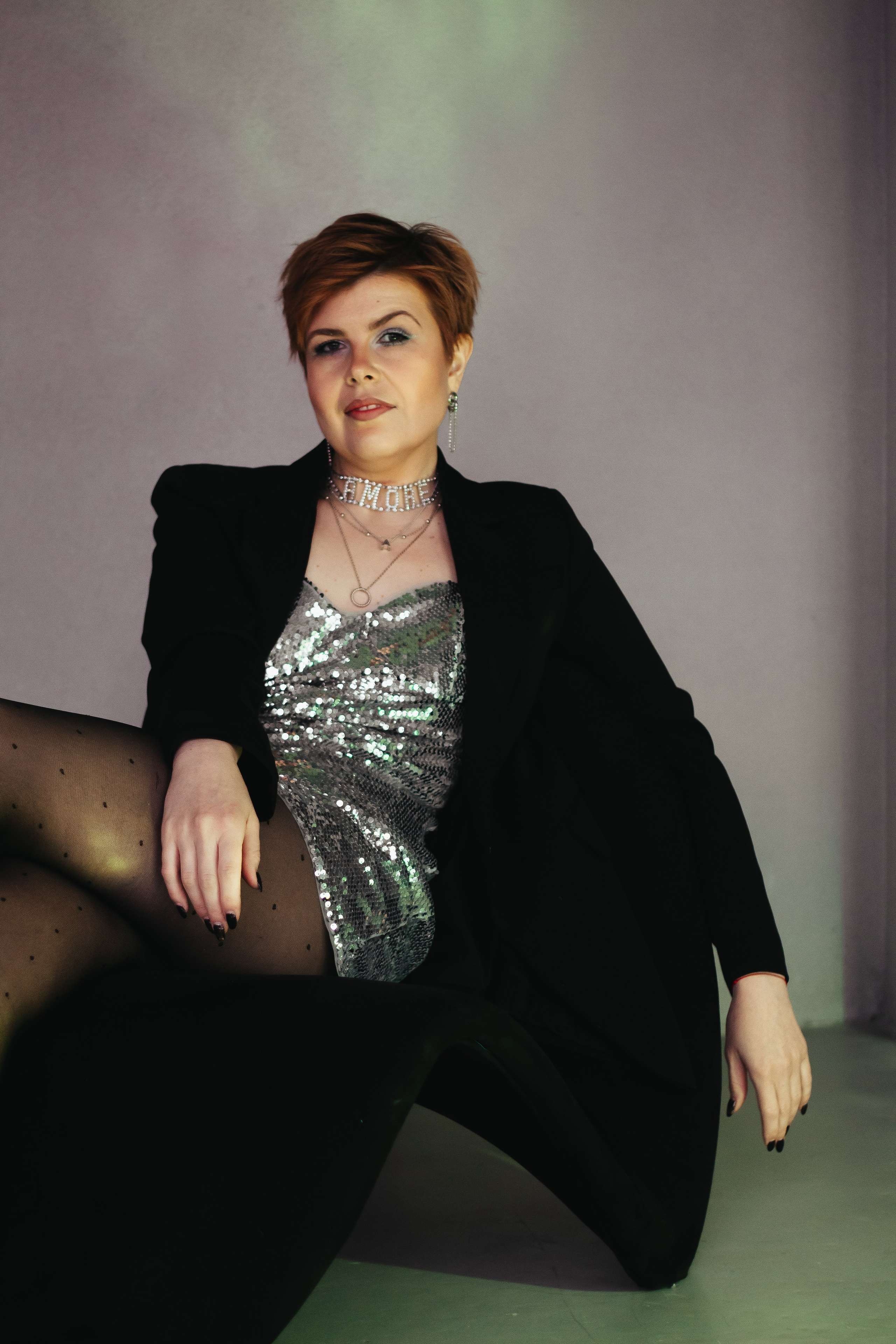 Анастасия. Портрет в студии. Новогодняя фотосессия Екатеринбург. Фотограф в Екатеринбурге Пойгина Елена