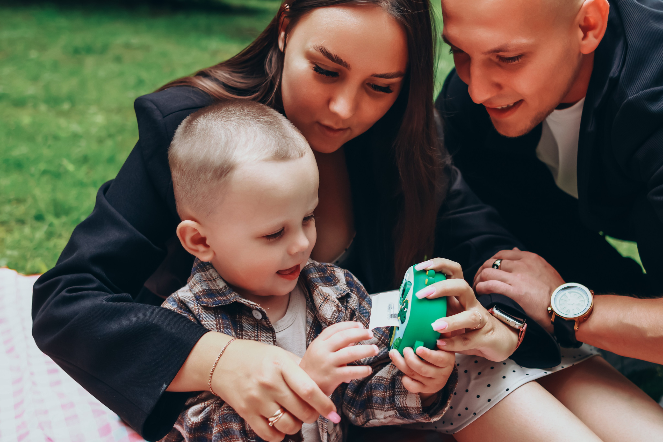 Семейная фотосессия в летнем парке, Екатеринбург. Фотограф в Екатеринбурге Пойгина Елена