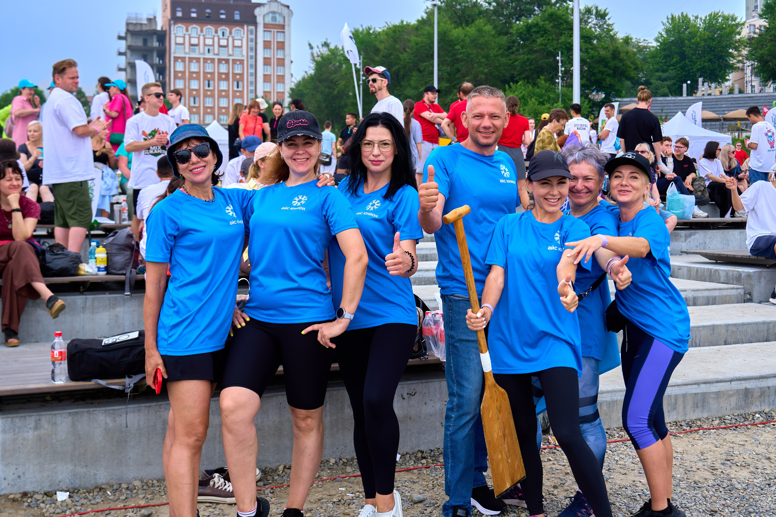 Соревнования на лодках дракон Айс Юнион. Фотограф во Владивостоке
