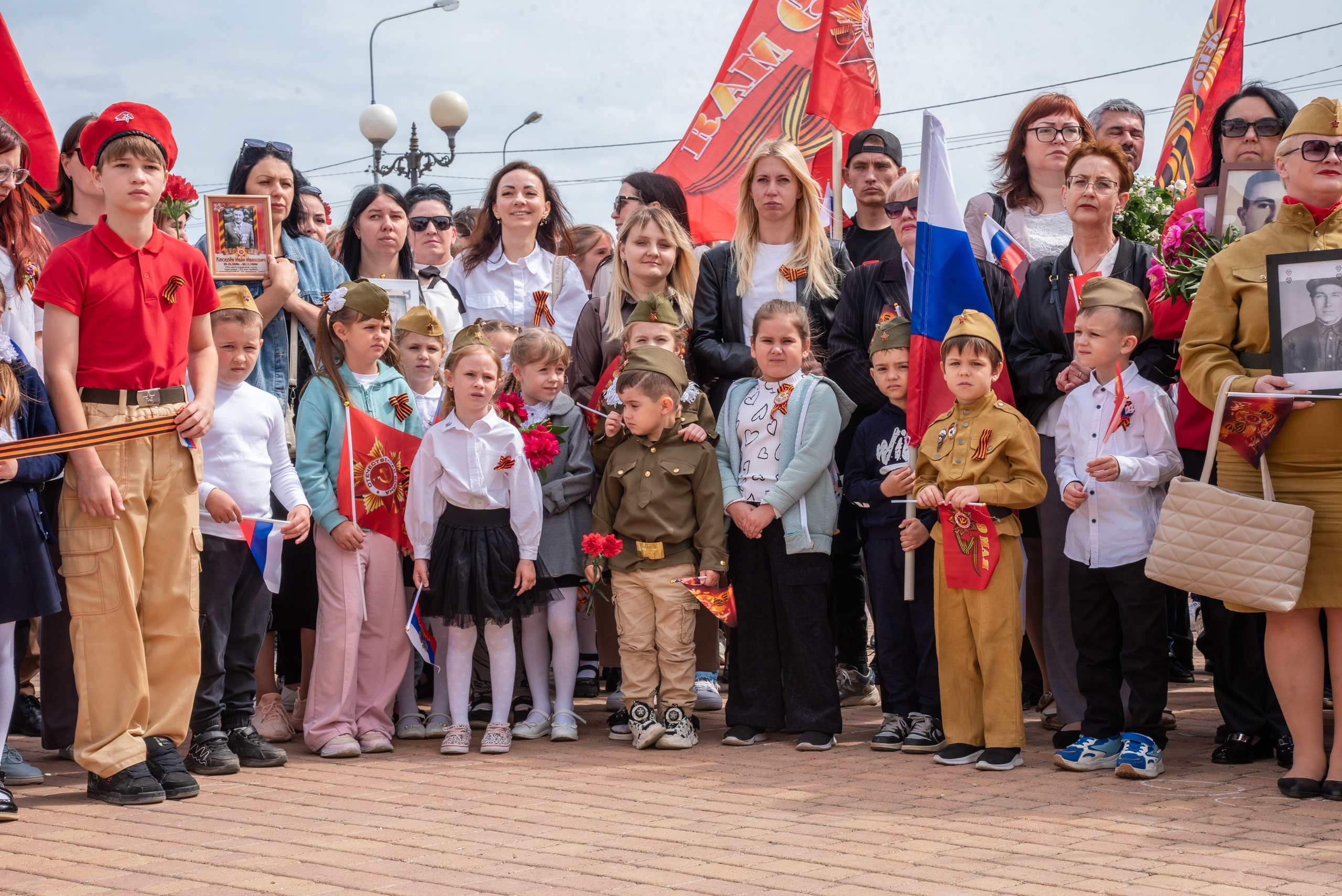 Репортаж для СМИ_9мая_п.Агроном (цветокор). Детский и семейный фотограф Краснодар / Сочи Сергеева Олеся