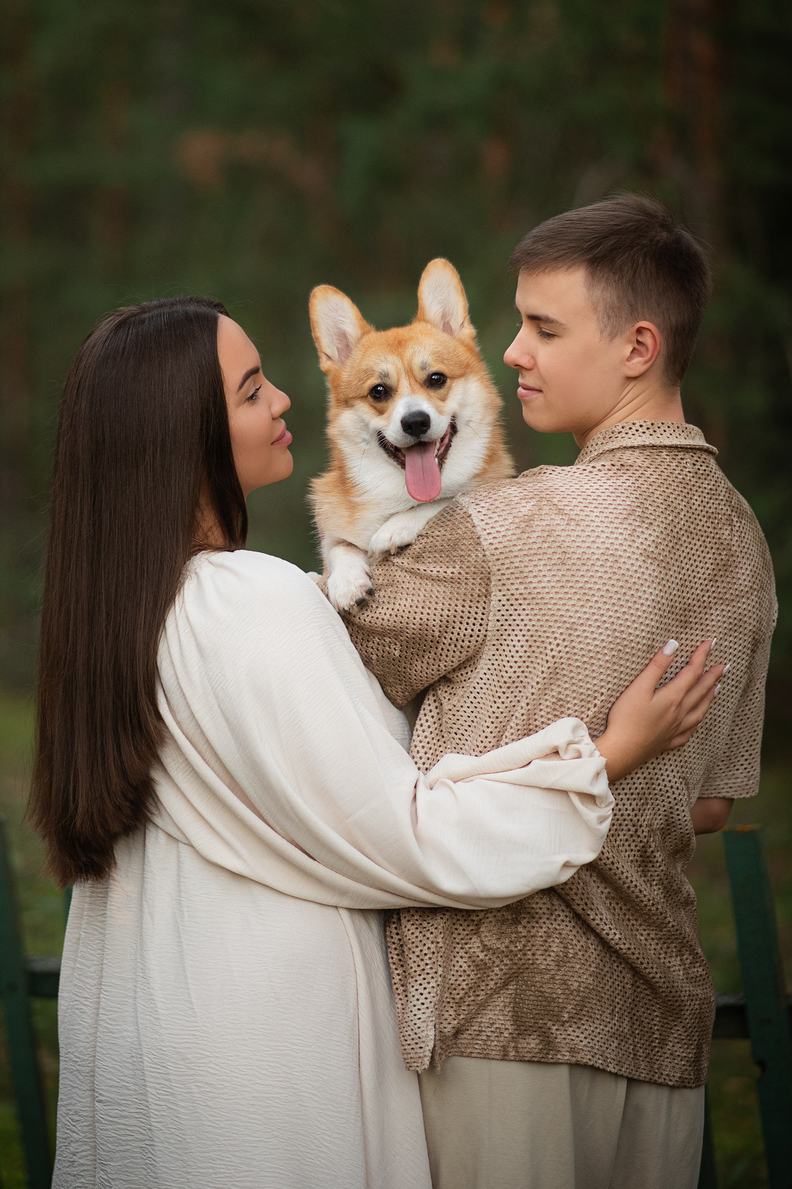 Саша, Оксана и Барни — 25.08.2024. Фотограф — Анималист | Анна Абрамова