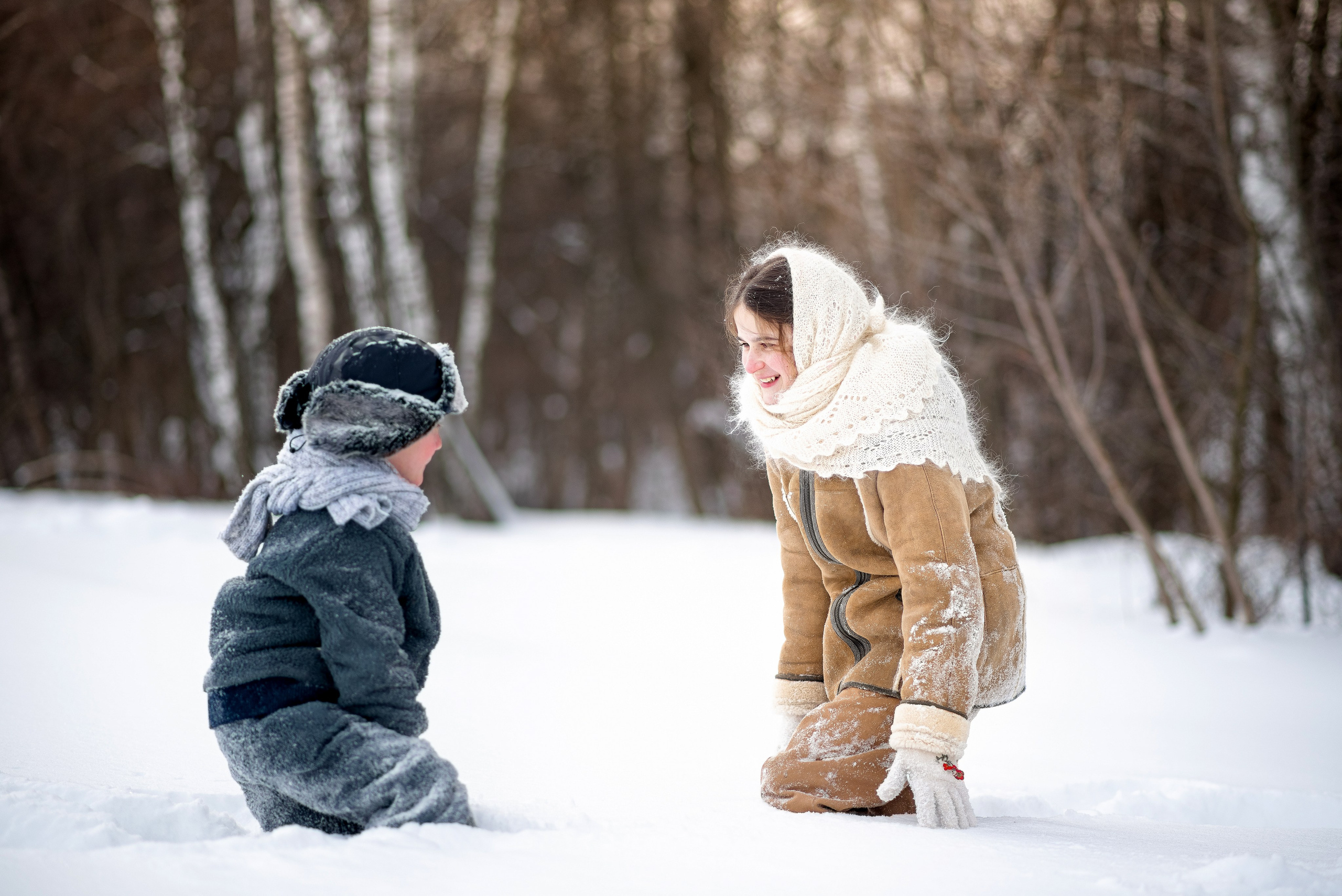 Тематическая семейная фотосессия в деревне. Семейный и детский фотограф в Туле Светлана Воронкова
