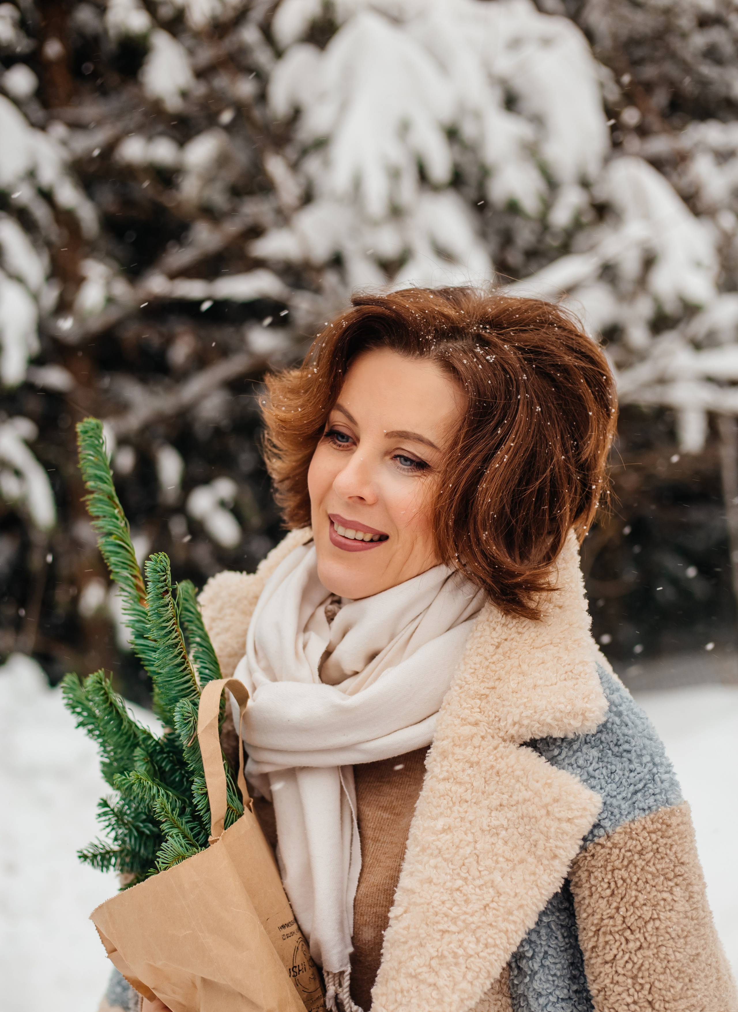 Семейная фотосессия зимой. Коммерческий фотограф в Москве, Наталия Горячева