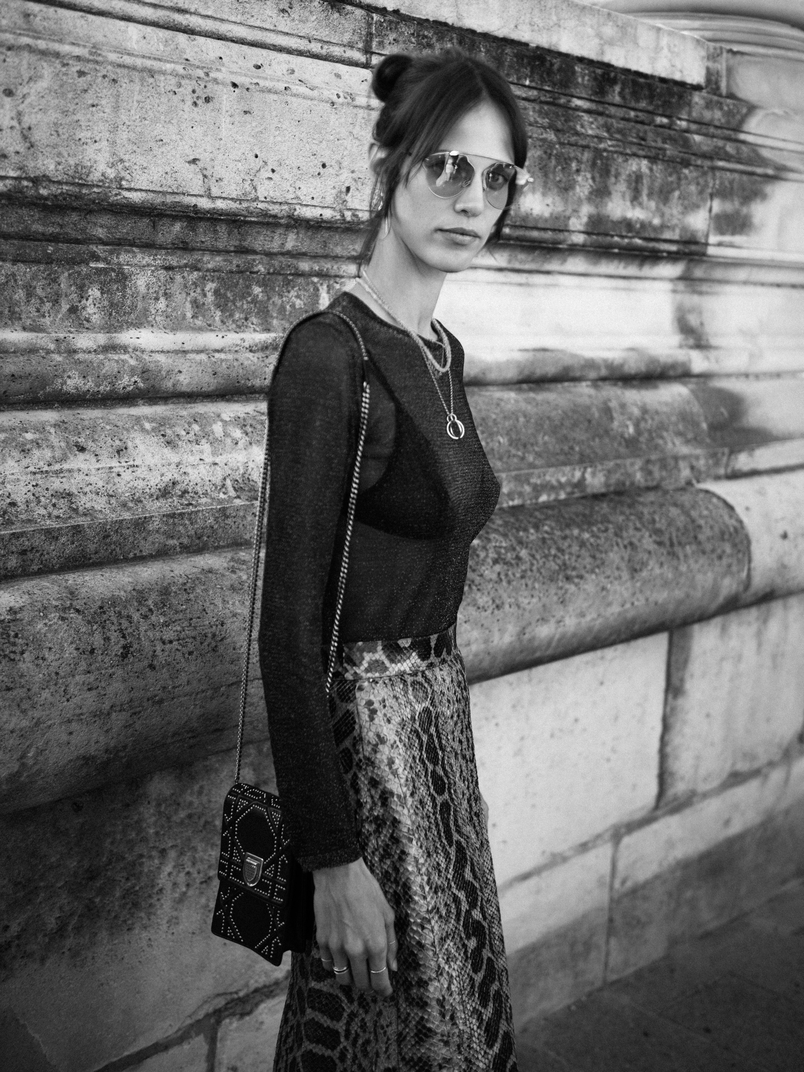 AIMELINE VALADE/ DIOR for ELLE. Фотограф Andre Boyakov