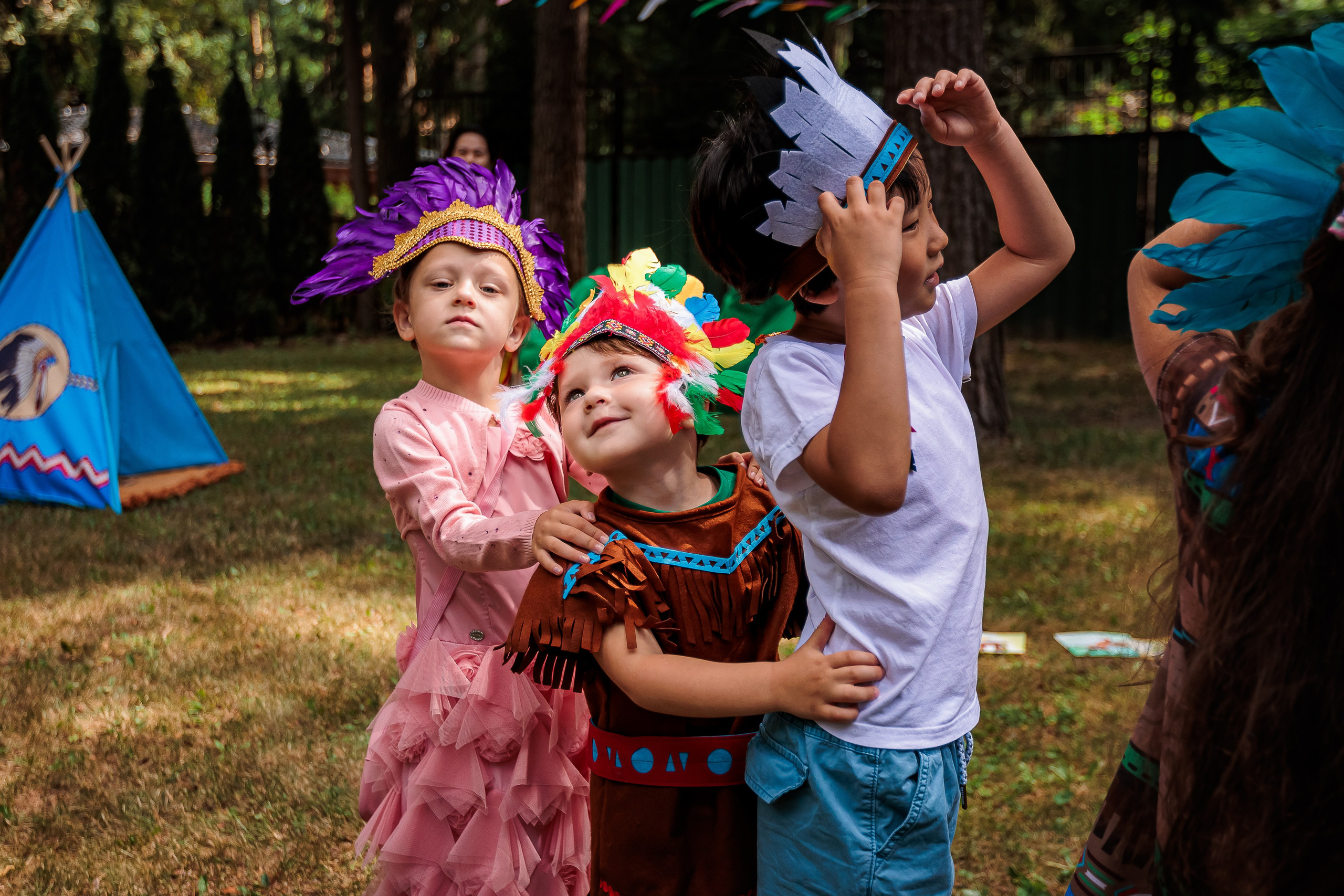 День рождения Леона «Индейцы». Семейный и детский фотограф Комина Елена, Власиха, Одинцово