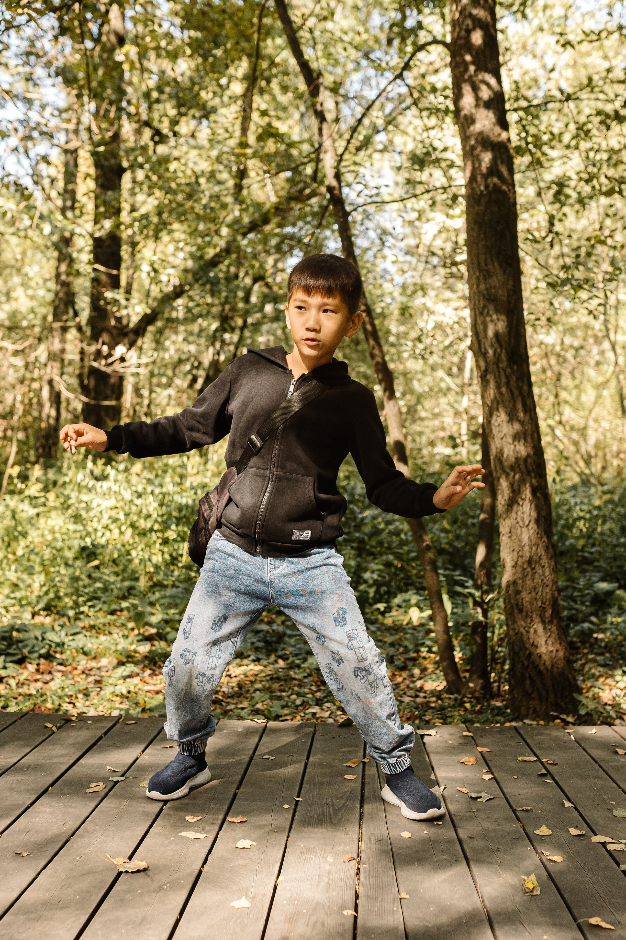 Репортаж школьной прогулки в парке. Семейный и женский фотограф в Москве Надежда Воробьева