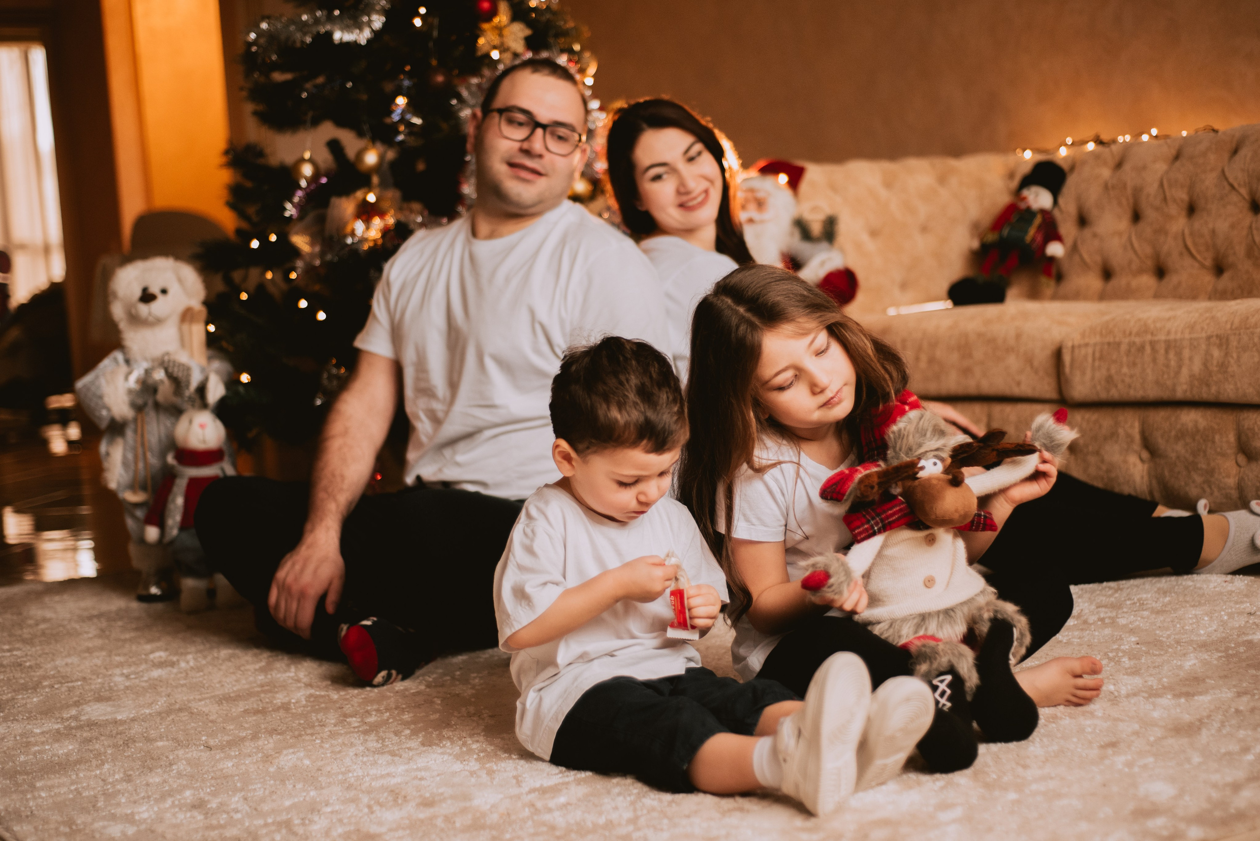 Новый год ДОМА. Семейный и женский фотограф Лоо Краснодар Сочи Энем Татьяна Трибурт