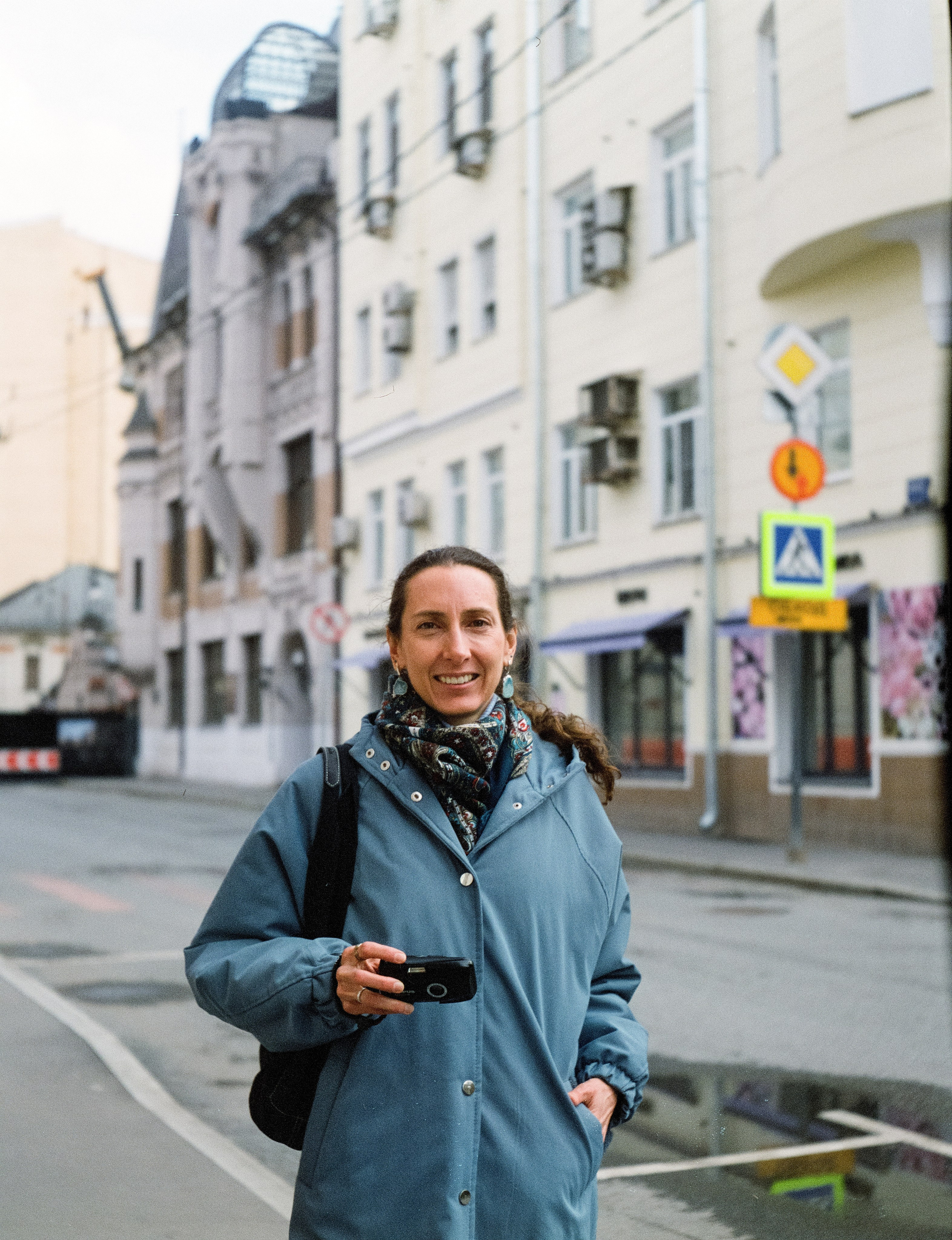 Благовещенский переулок, апрель 2024 года / Konica Pearl II