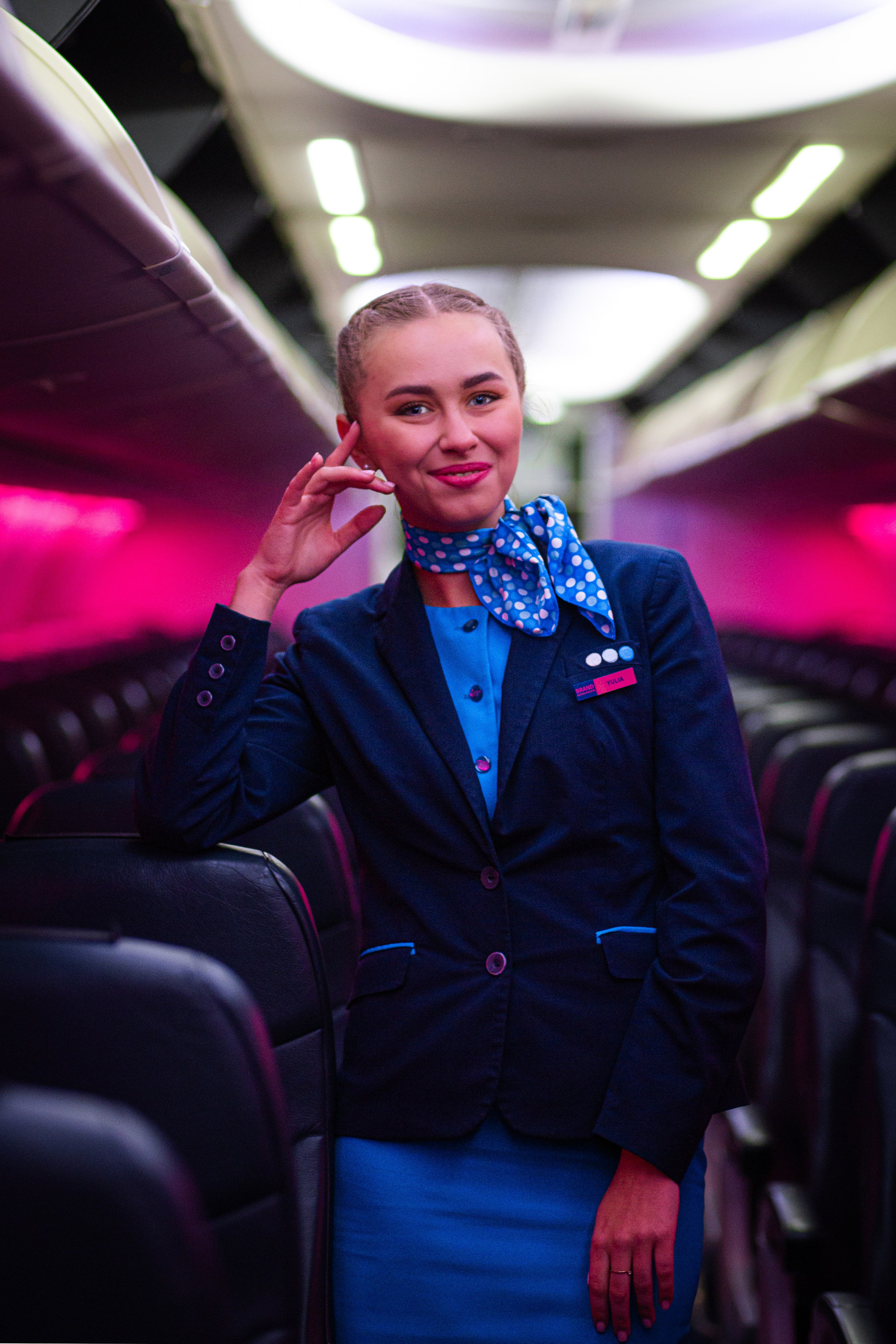 На борту самолета. Khalimonov