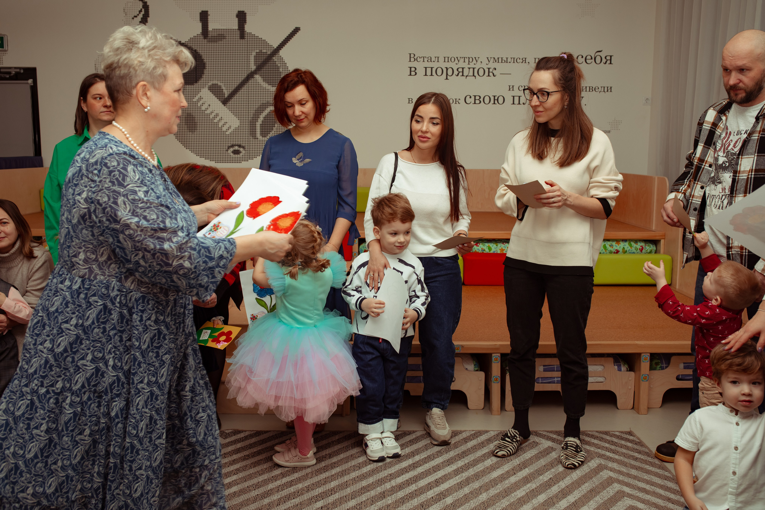 Праздник весны в детском саду. Семейный и детский фотограф в Москве Дорогова Екатерина