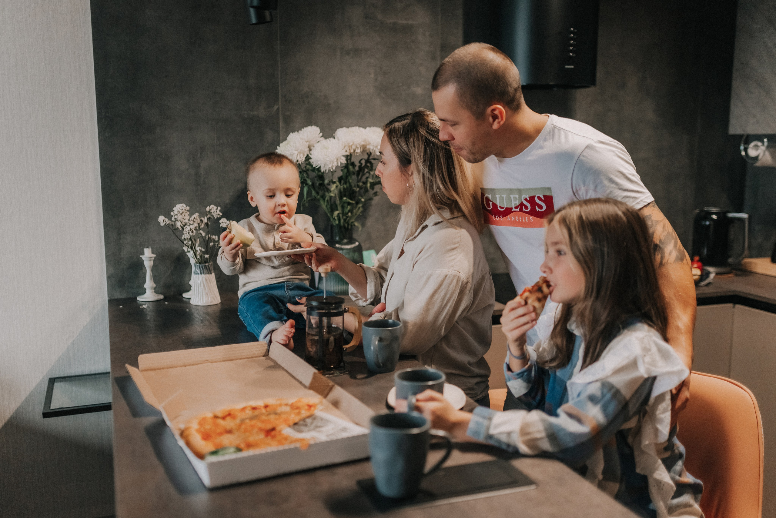 Настя, Рома, Катя и Лев. Семейный и детский фотограф Анастасия Иванова