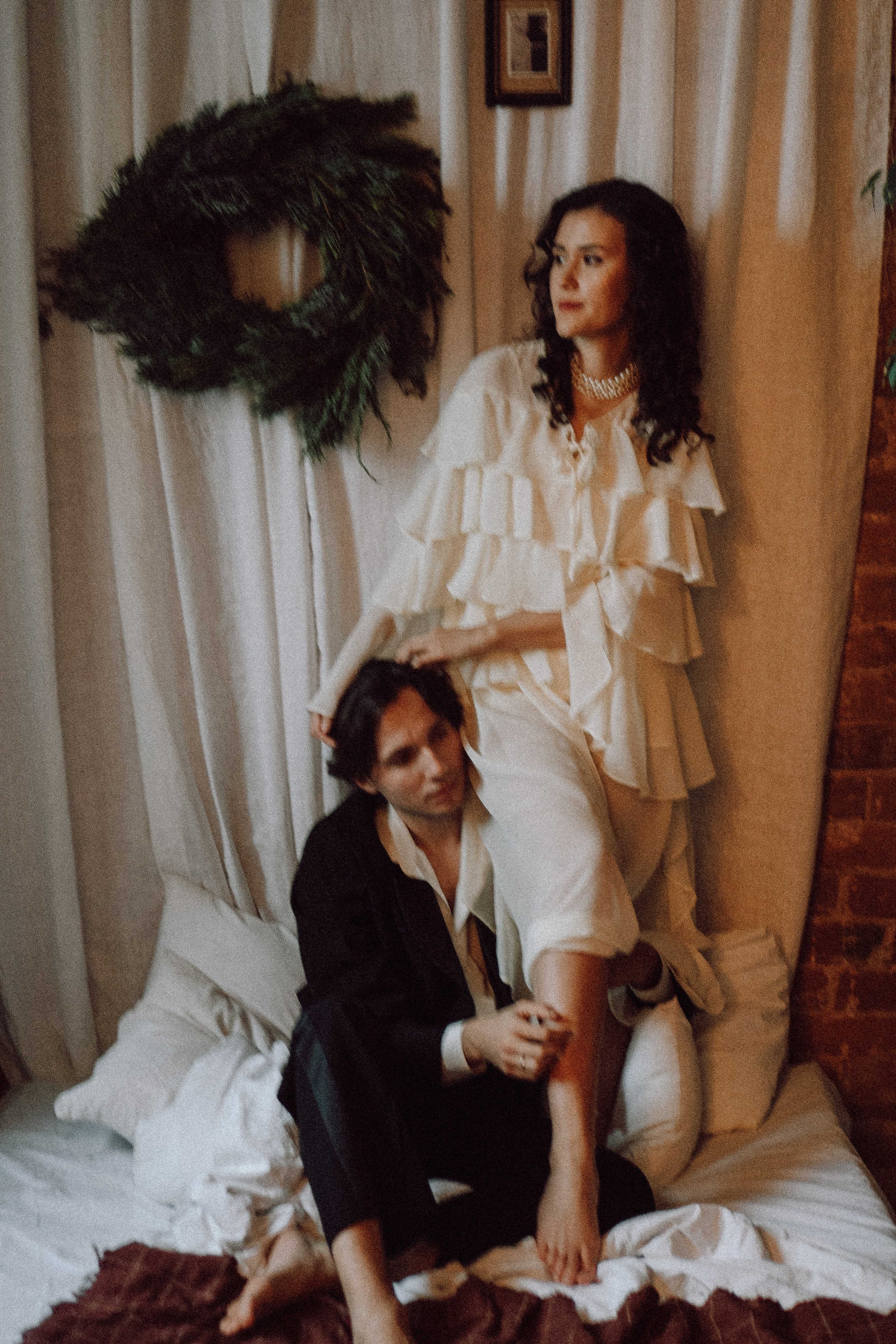 УТРО ЖЕНИХА И НЕВЕСТЫ В ФОТОСТУДИИ И ОСНОВНАЯ ФОТОСЕСИСИЯ ЗИМОЙ. Профессиональный фотограф, Санкт-Петербург — Виктория Богомолова