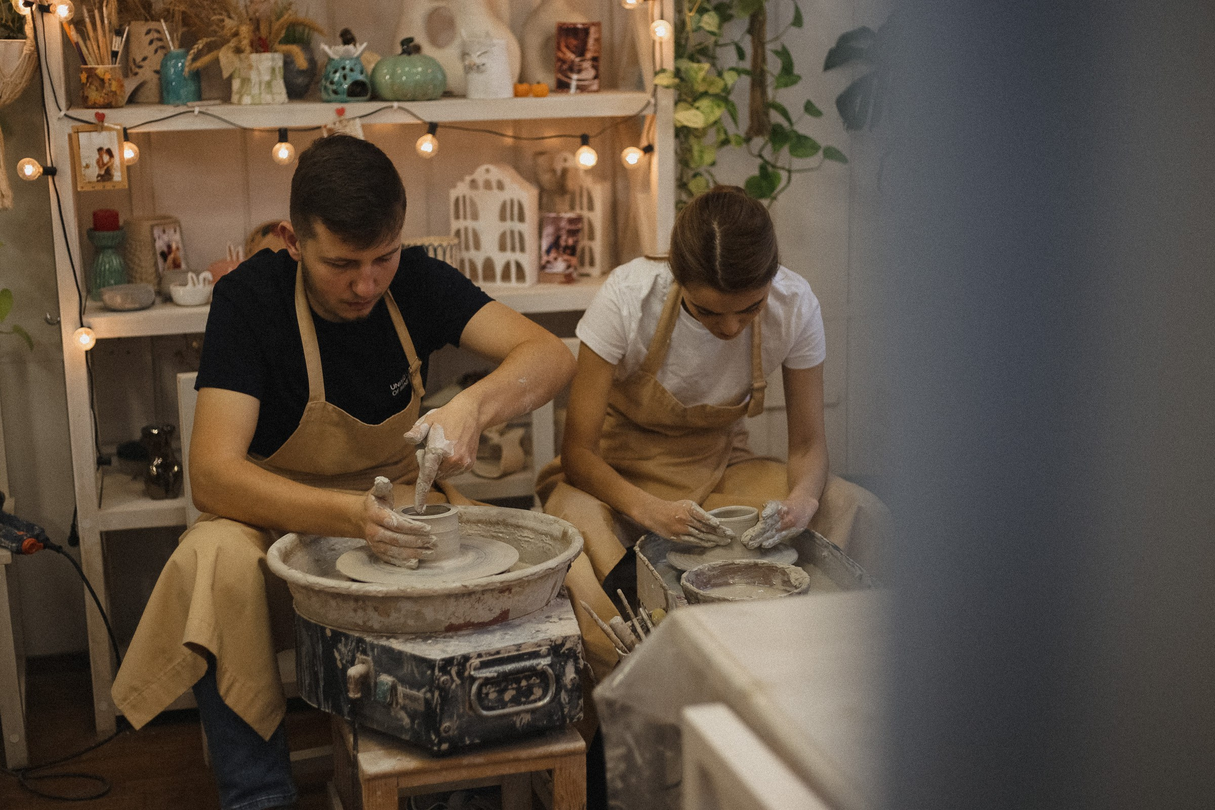 Парная фотосессия в гончарной мастерской. Семейный, love story, свадебный фотограф Анапа
