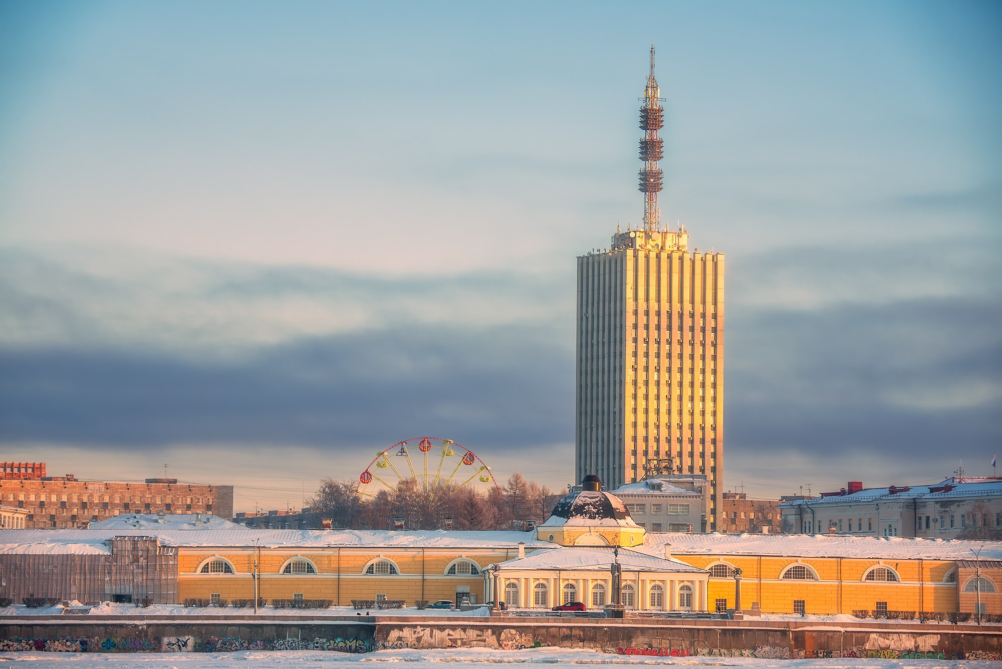 Город. Аэросъемка в Архангельске, Александр Ермолин