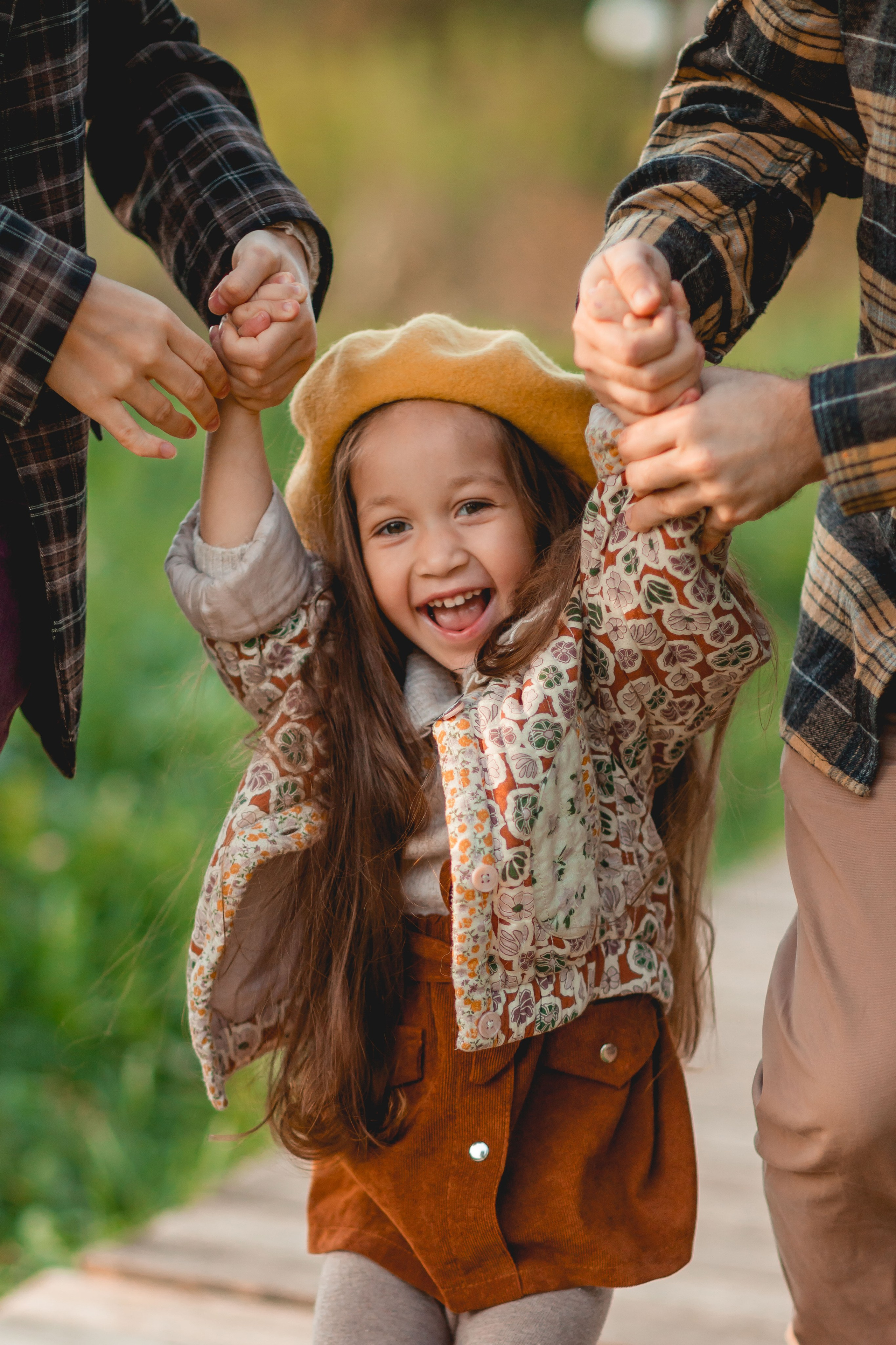 Семейство Гудисов на осенней прогулке. Семейный фотограф анималист Мария Крючкова