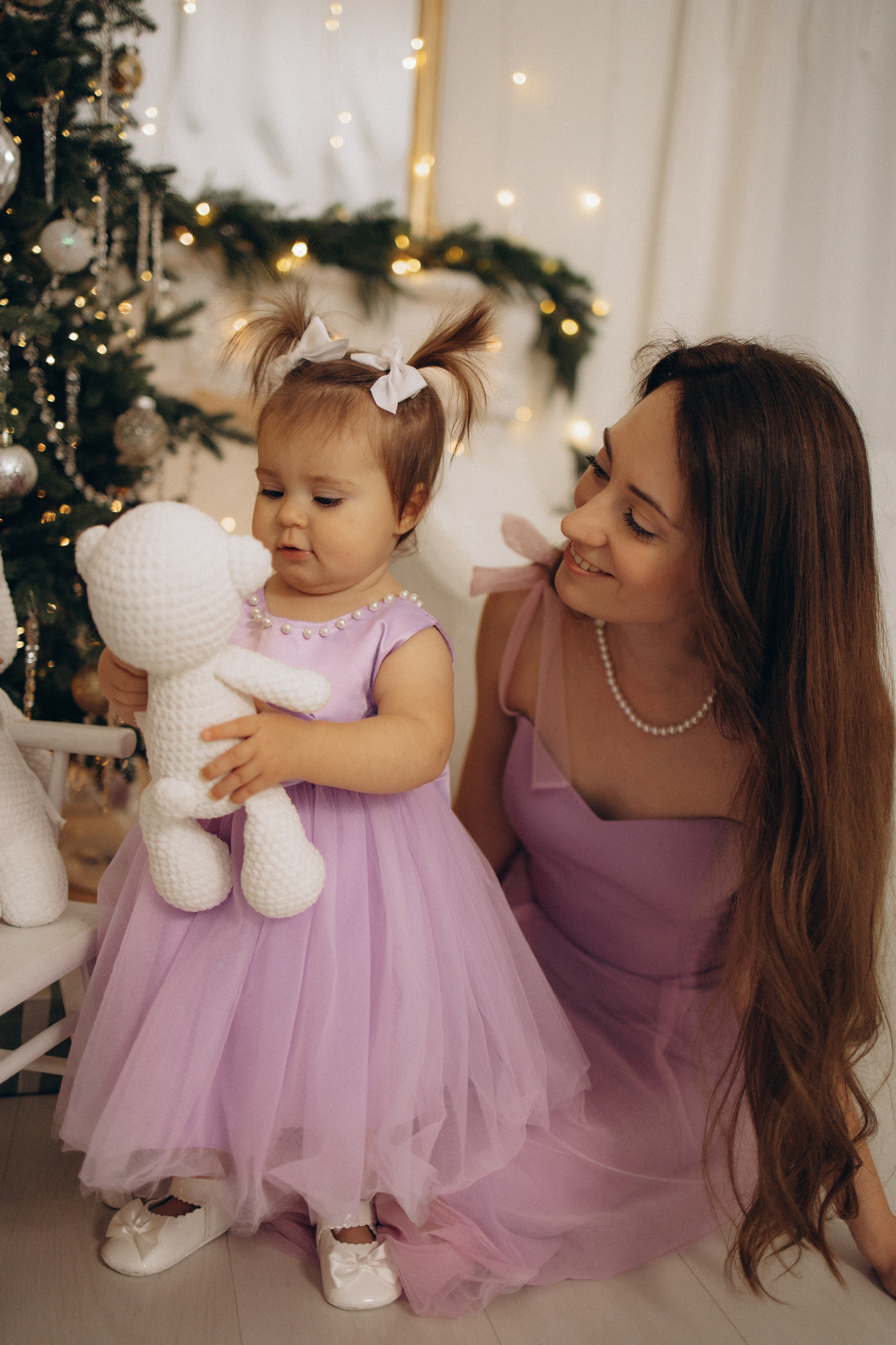 Новый год маленькой Анечки. Семейный фотограф в Москве Анастасия Шалда