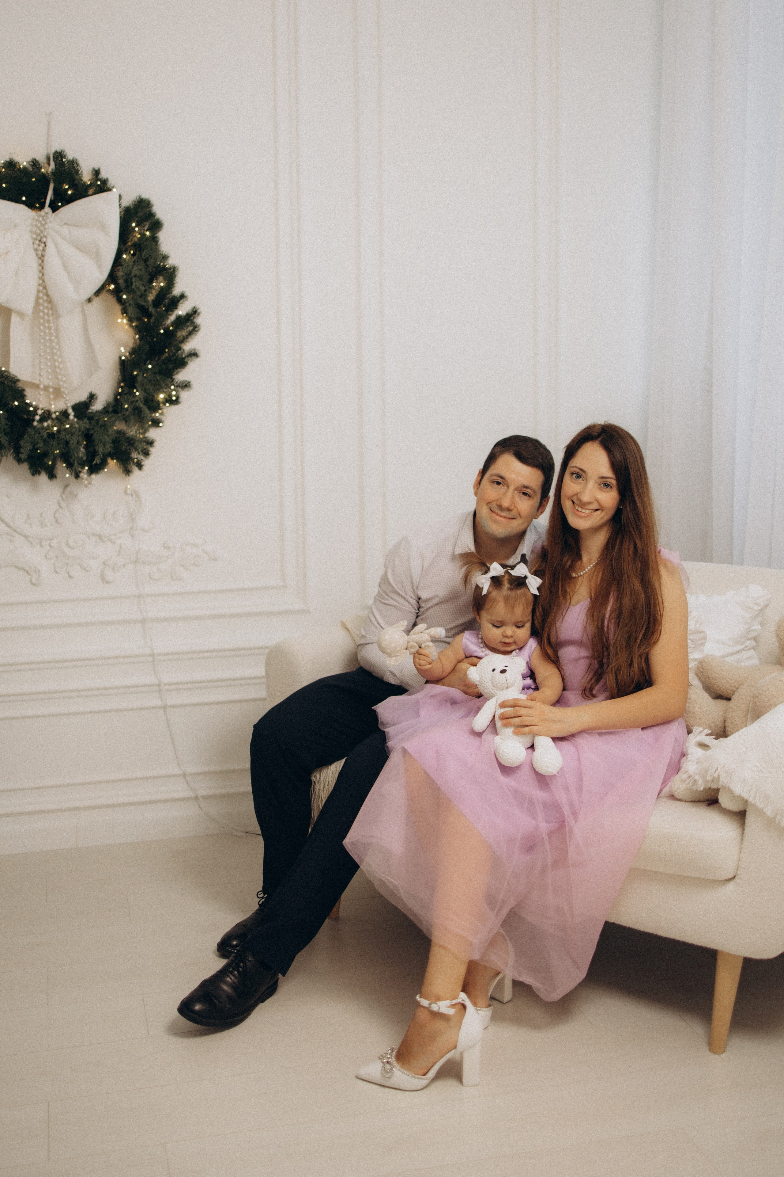Новый год маленькой Анечки. Семейный фотограф в Москве Анастасия Шалда