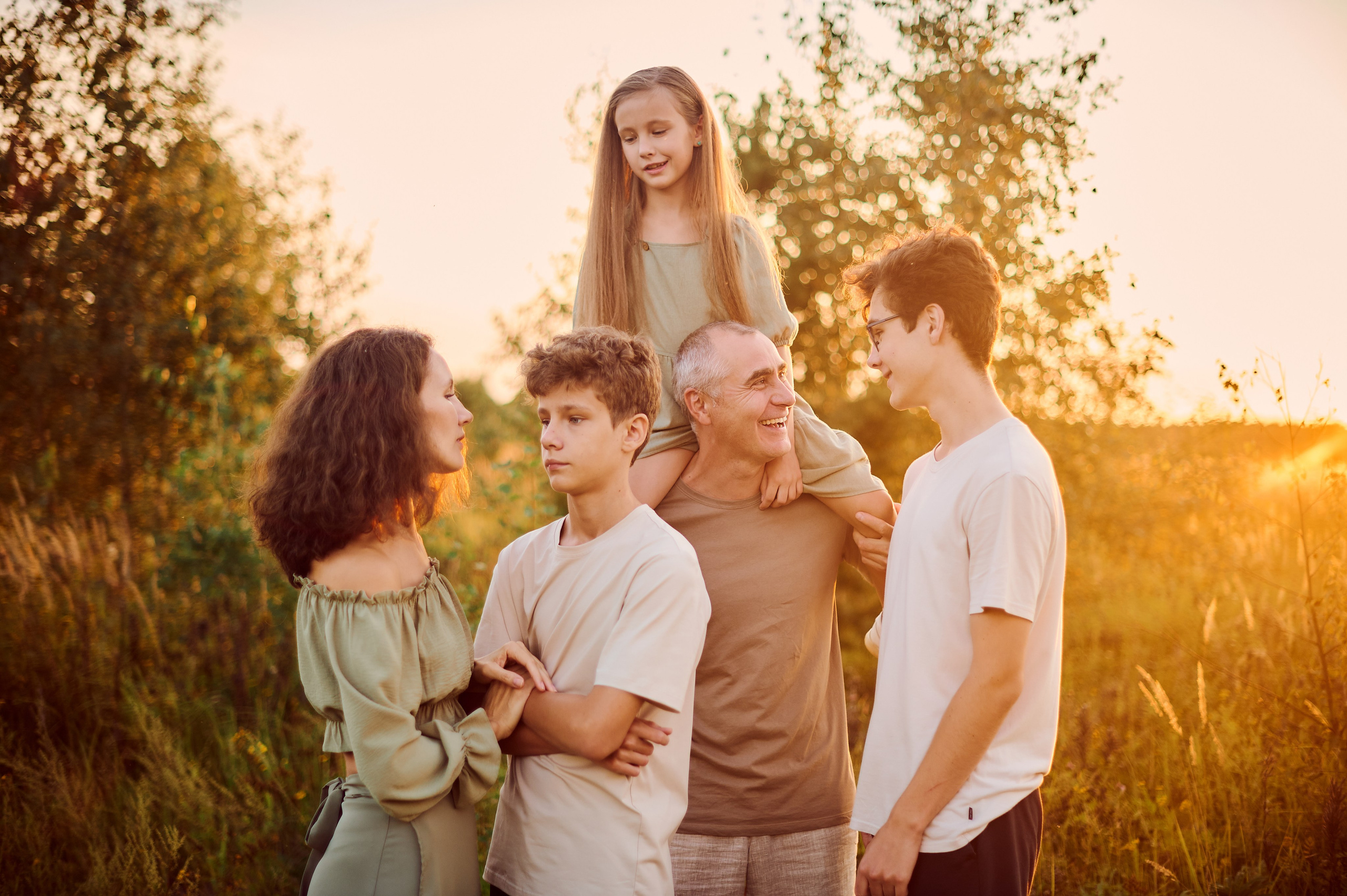 НА ЗАКАТЕ | НАСТЯ, ВИТЯ, МАША, ЛЕША и ЖЕНЯ. Свадебный и семейный фотограф РИТА БОЧКАРЁВА