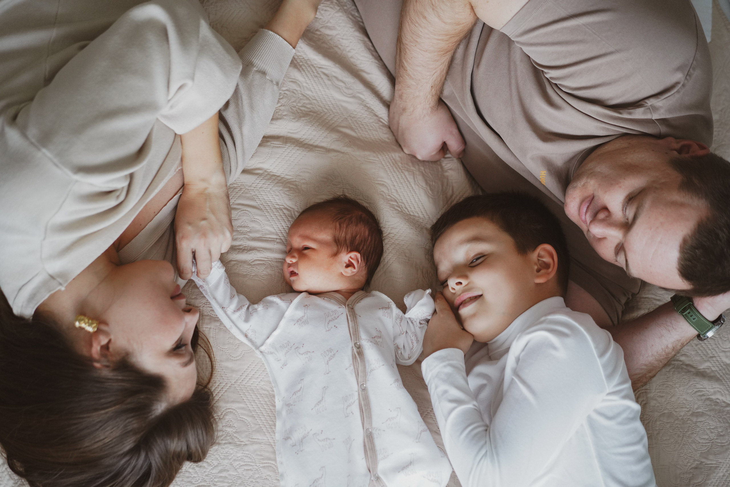 Владимир, Екатерина, Давид и Адам. Портретный фотограф Алёна Счетчикова