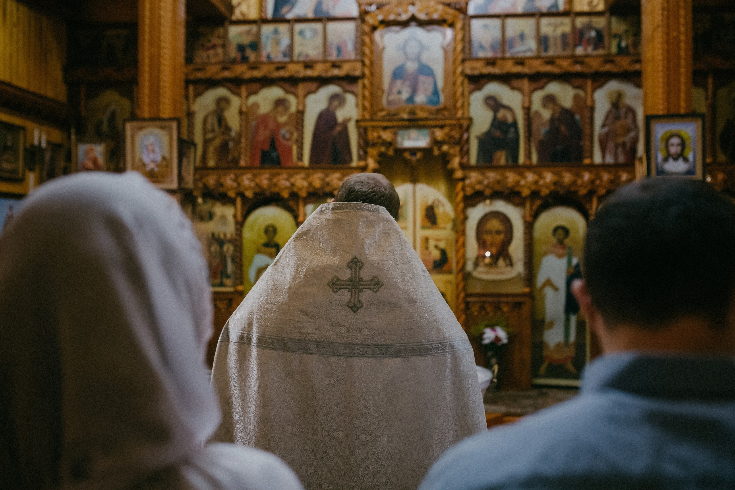 Крещение Таисии и Льва. Храм в честь Святителя Николая. п.Белый Яр. Семейный фотограф в Сургуте
