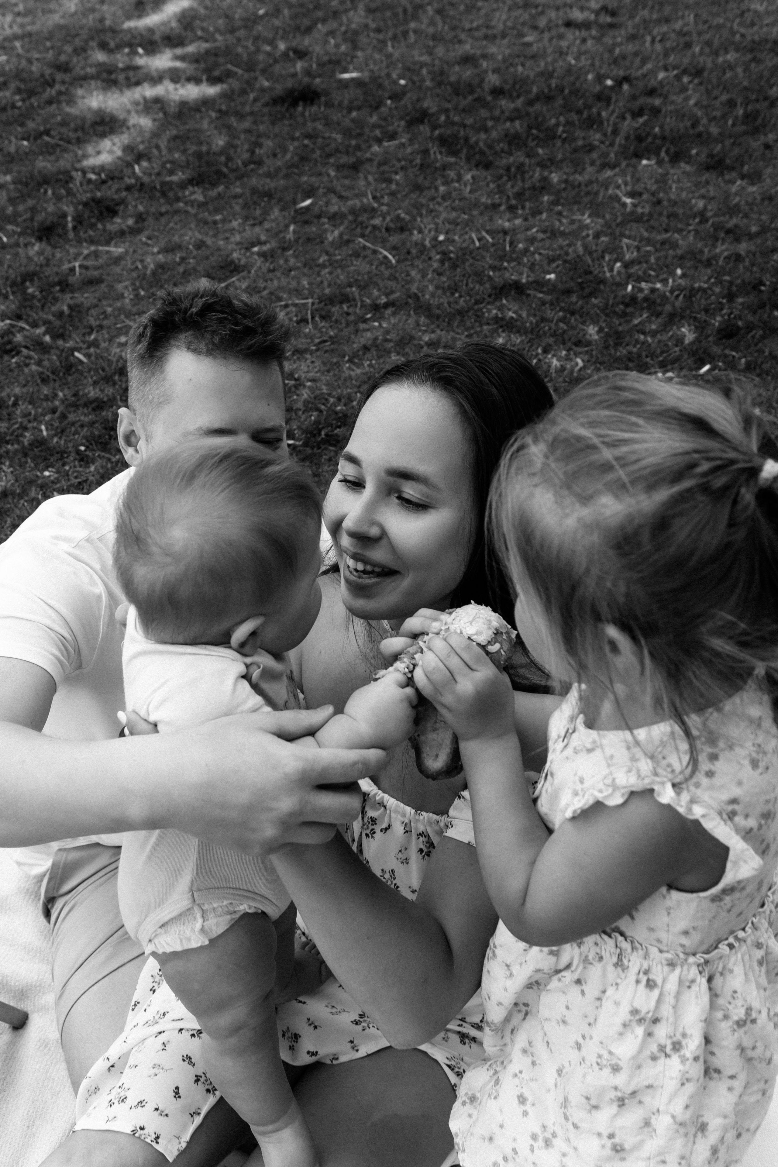 Настя, Влад, Аня и Даня. Фотограф Харитонова Наталья