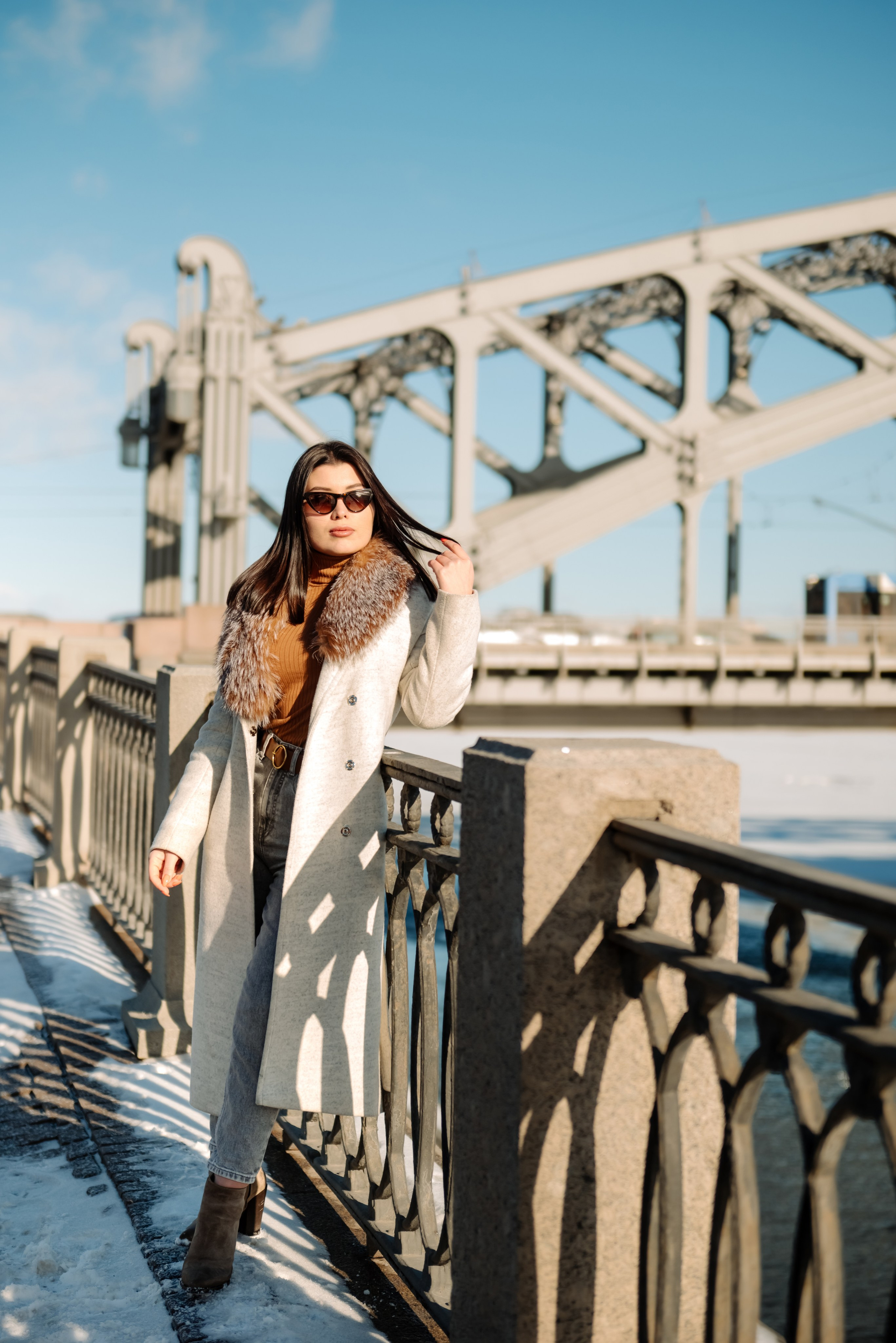 Большеохтинский мост. Свадебный и сеейный фотограф в Санкт-Петербурге Елена Худякова