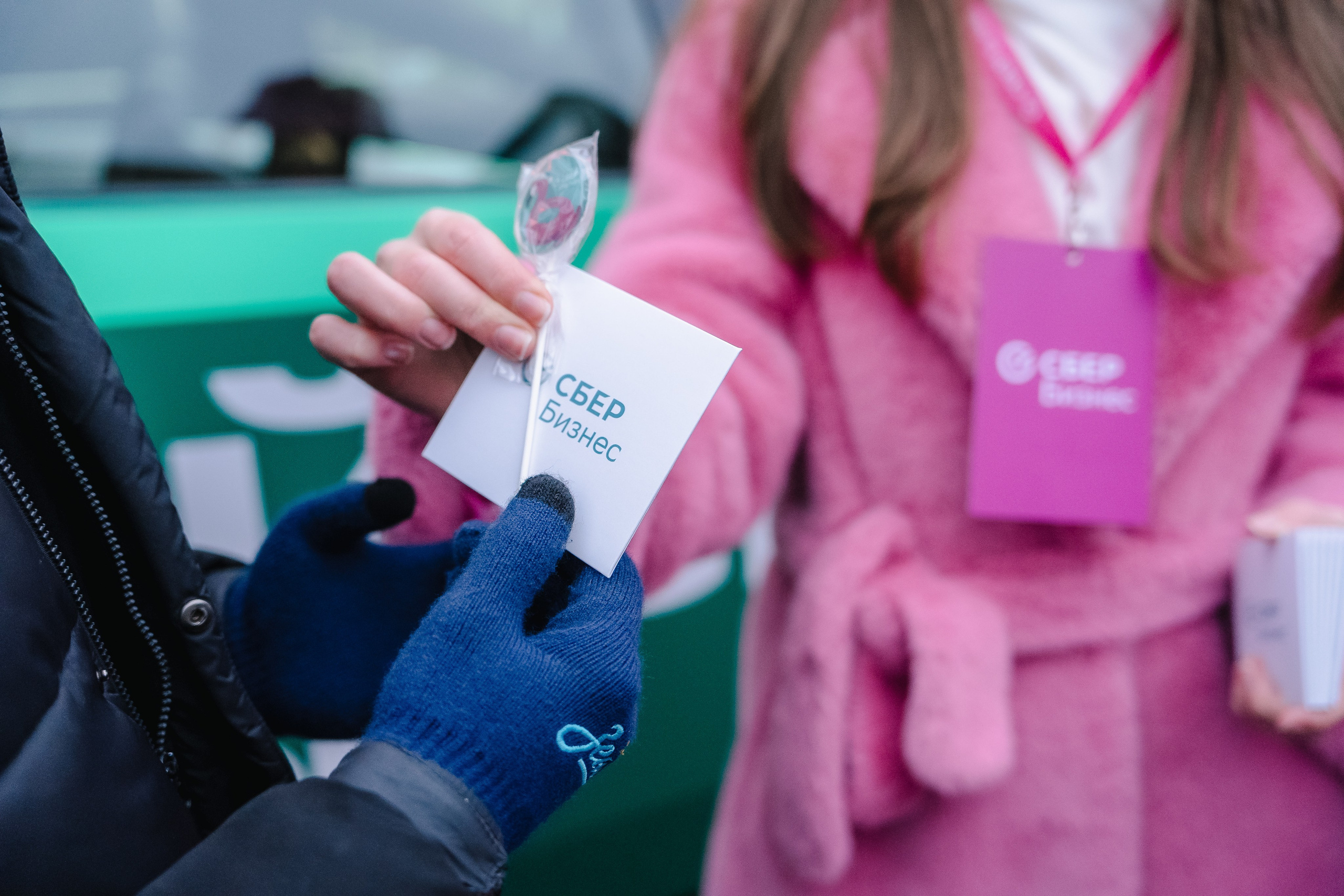 Репортаж с промо-акции Сбербизнес