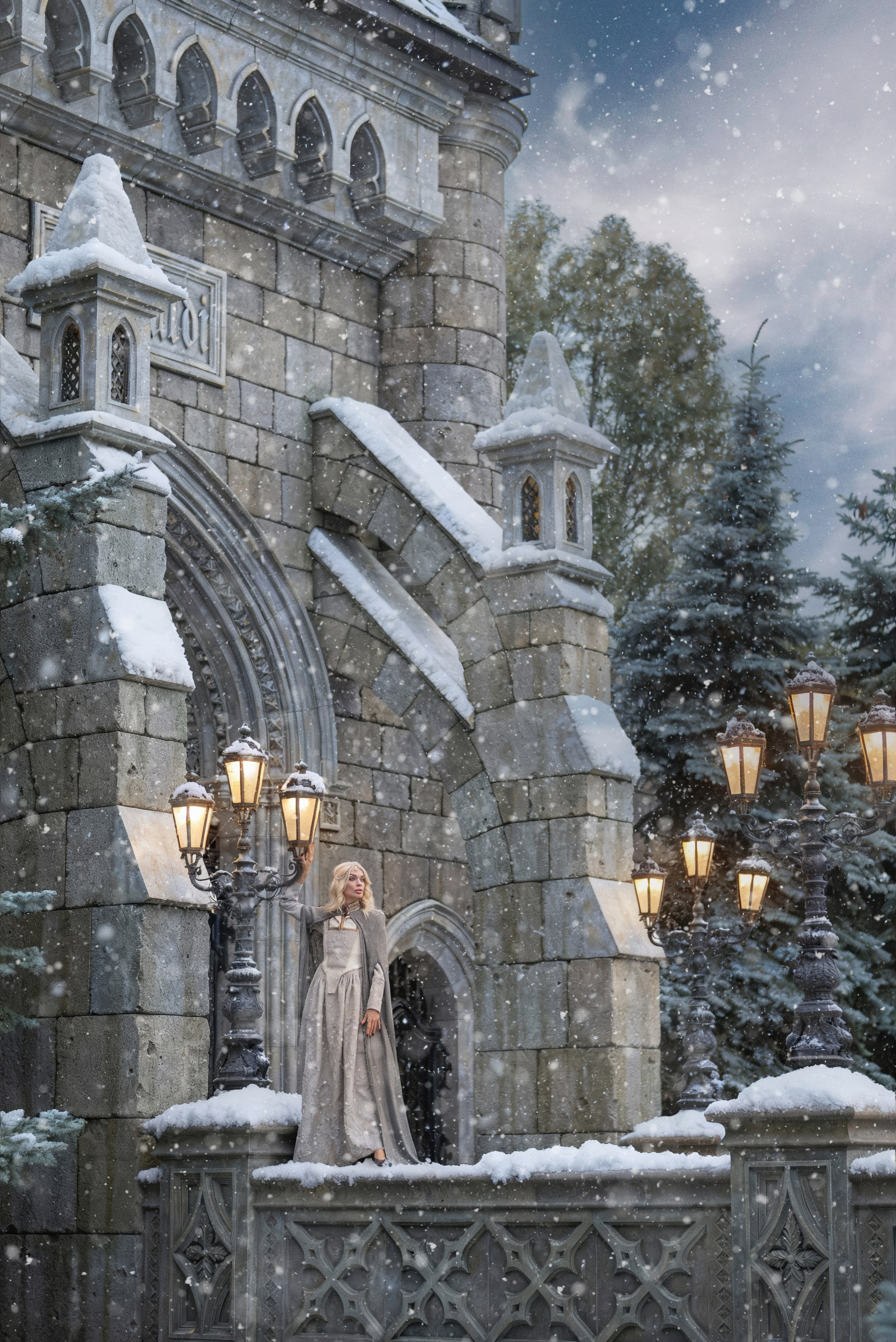 Новогодняя фотосессия в Замке Гарибальди. Фотограф Батурин Денис — Фотосессия в Замке Гарибальди