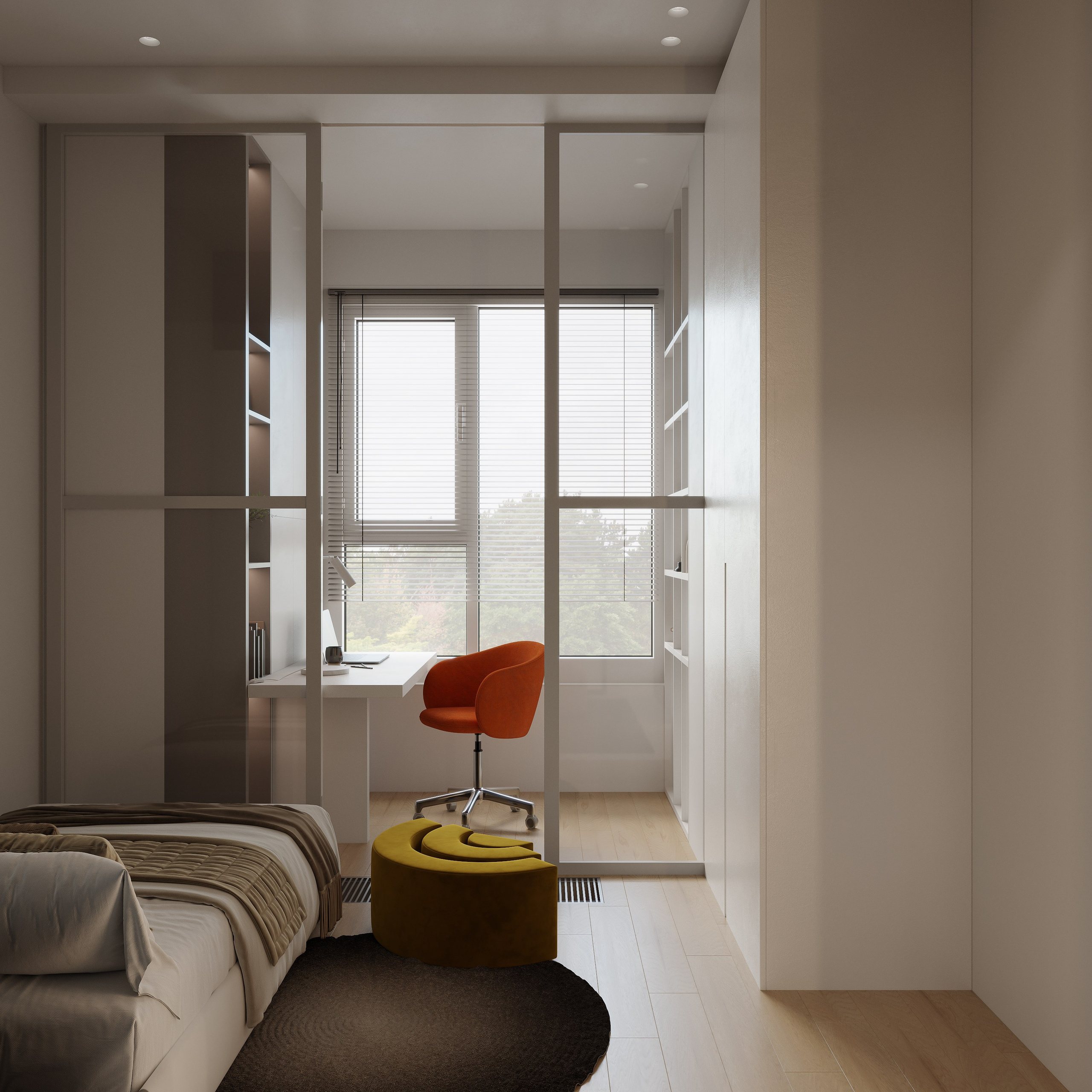 Квартира для LSD Bureau. 3D визуализация интерьера и архитектурной среды