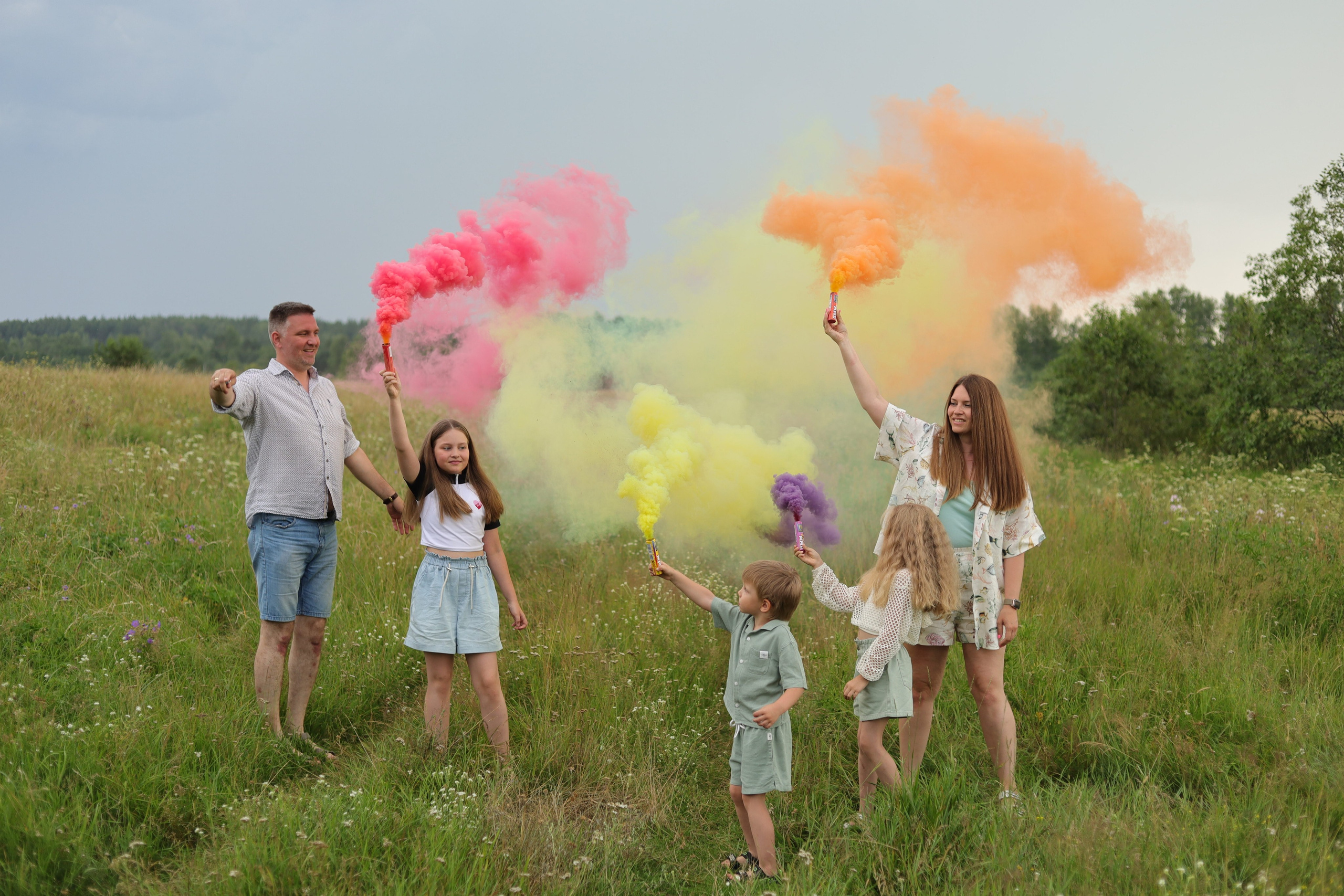 Семья Ергуновых. Фотограф Надежда Гольцева