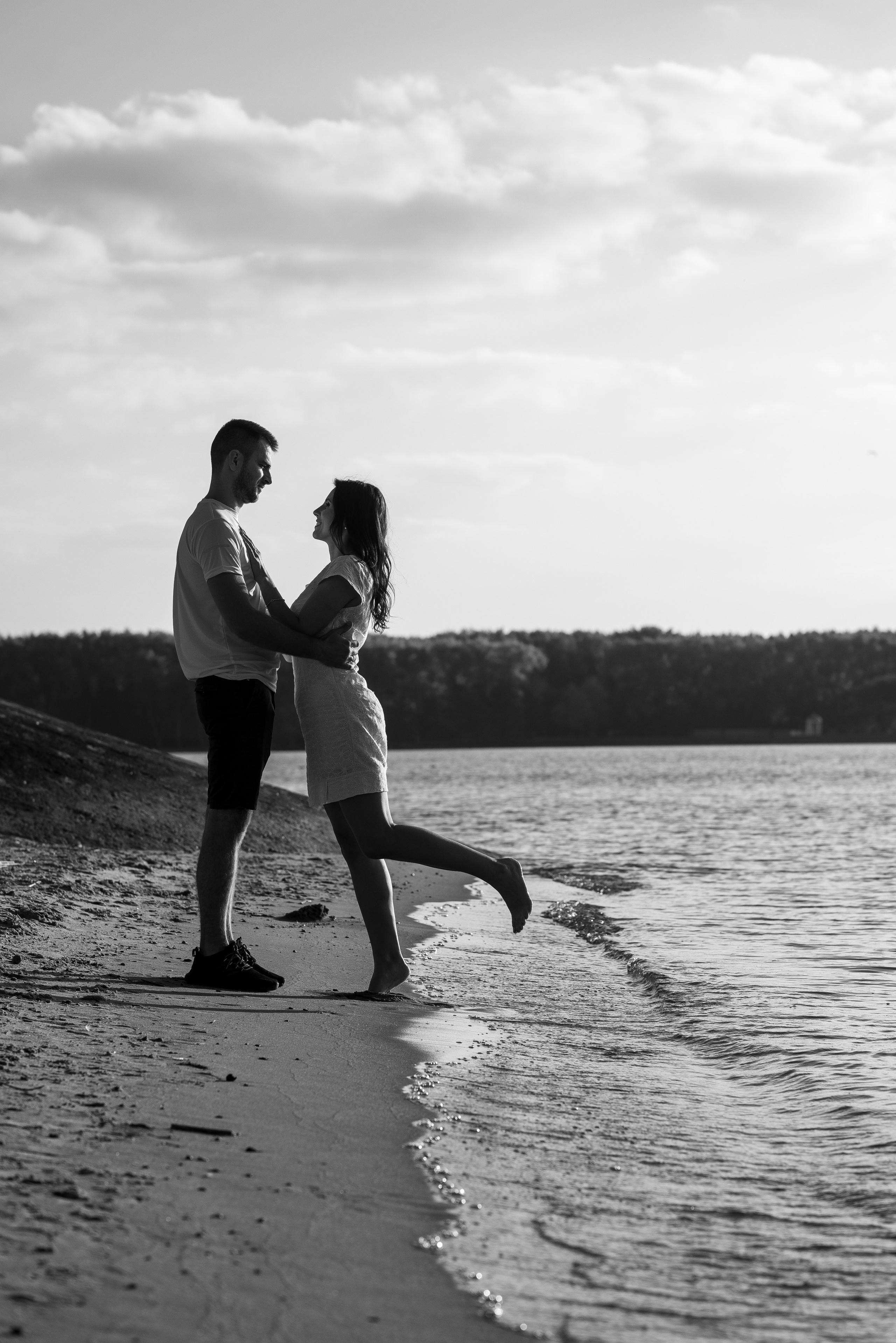 Аня+Ваня на Минском море. Семейный фотограф на выписку из роддома и крещение Минск Настя Гришук