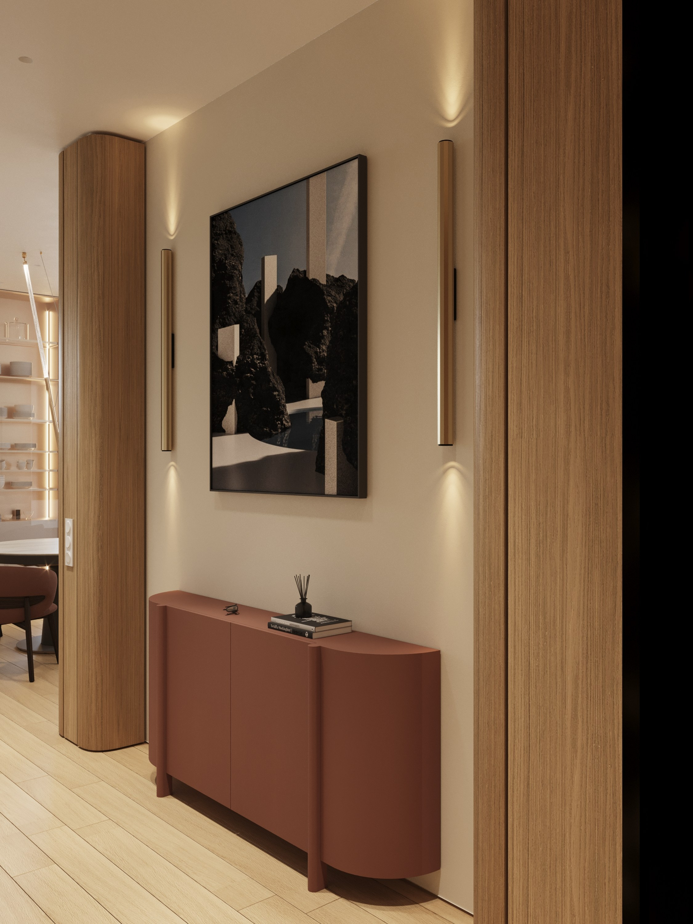 Квартира в ЖК Foriver. Архитектурные интерьеры