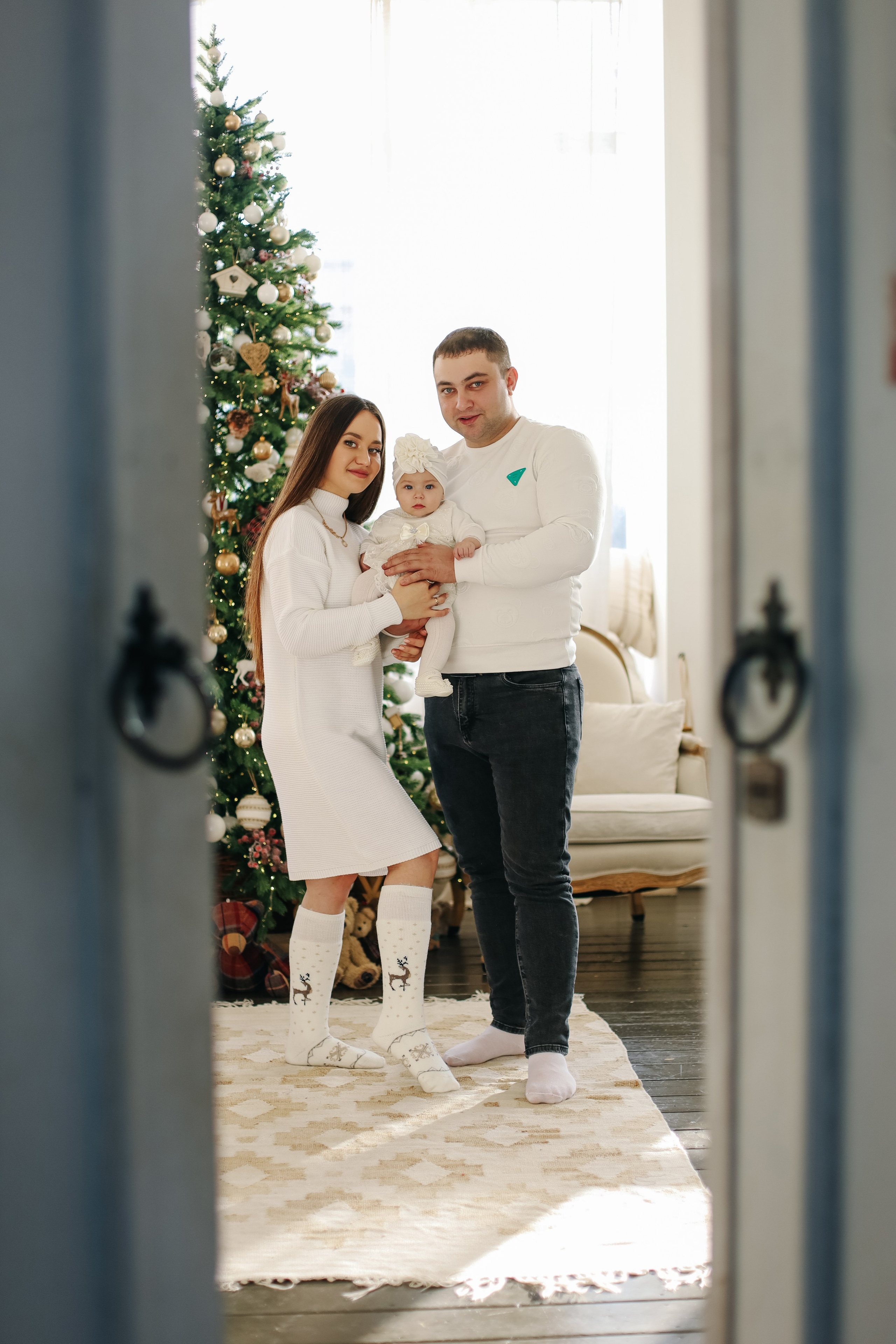 Новогодняя семейная фотосессия. Семейный и свадебный фотограф в Пензе Валерия Филюкова