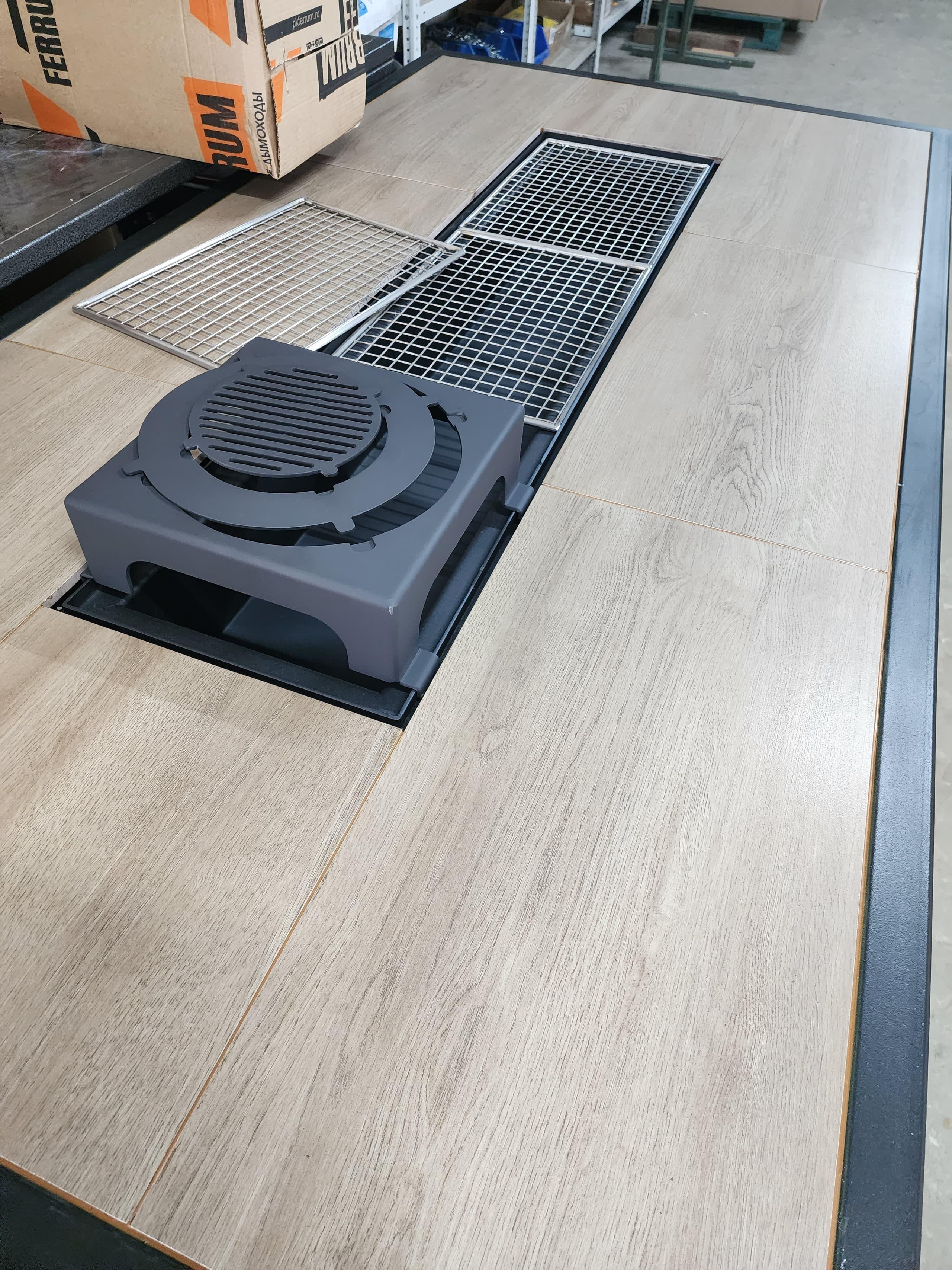 Стол-гриль. Купить / заказать мангал для дома в Краснодаре от производителя «Мангал Мастер»