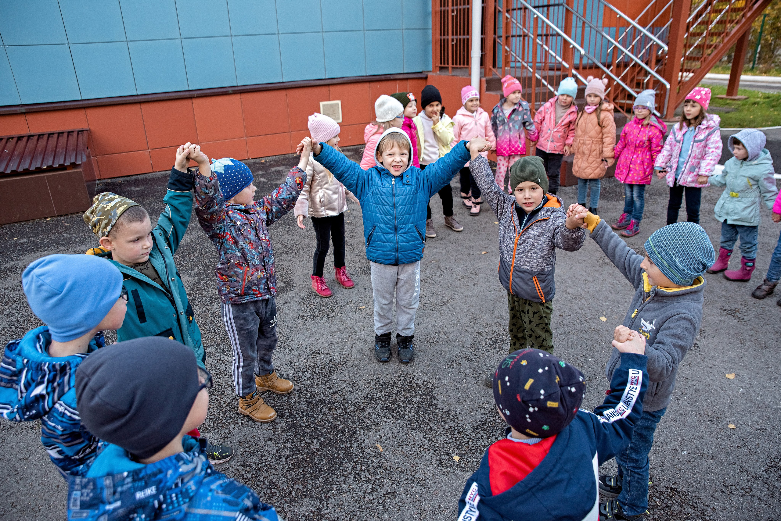 Детский сад. Осенняя прогулка. Семейный и детский фотограф в Туле Светлана Воронкова