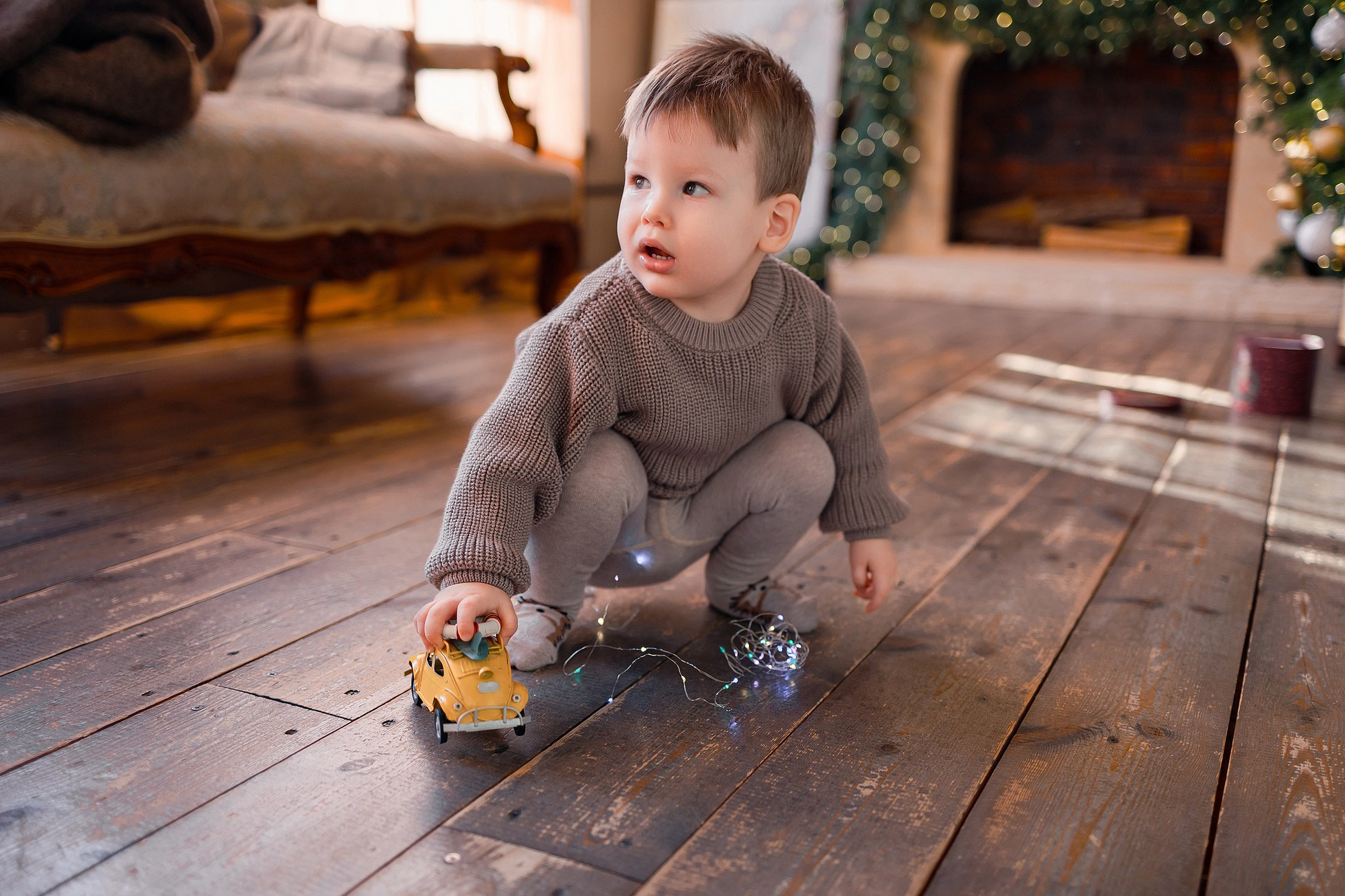Солнечная новогодняя история. Семейный фотограф в Пензе Мария Левина