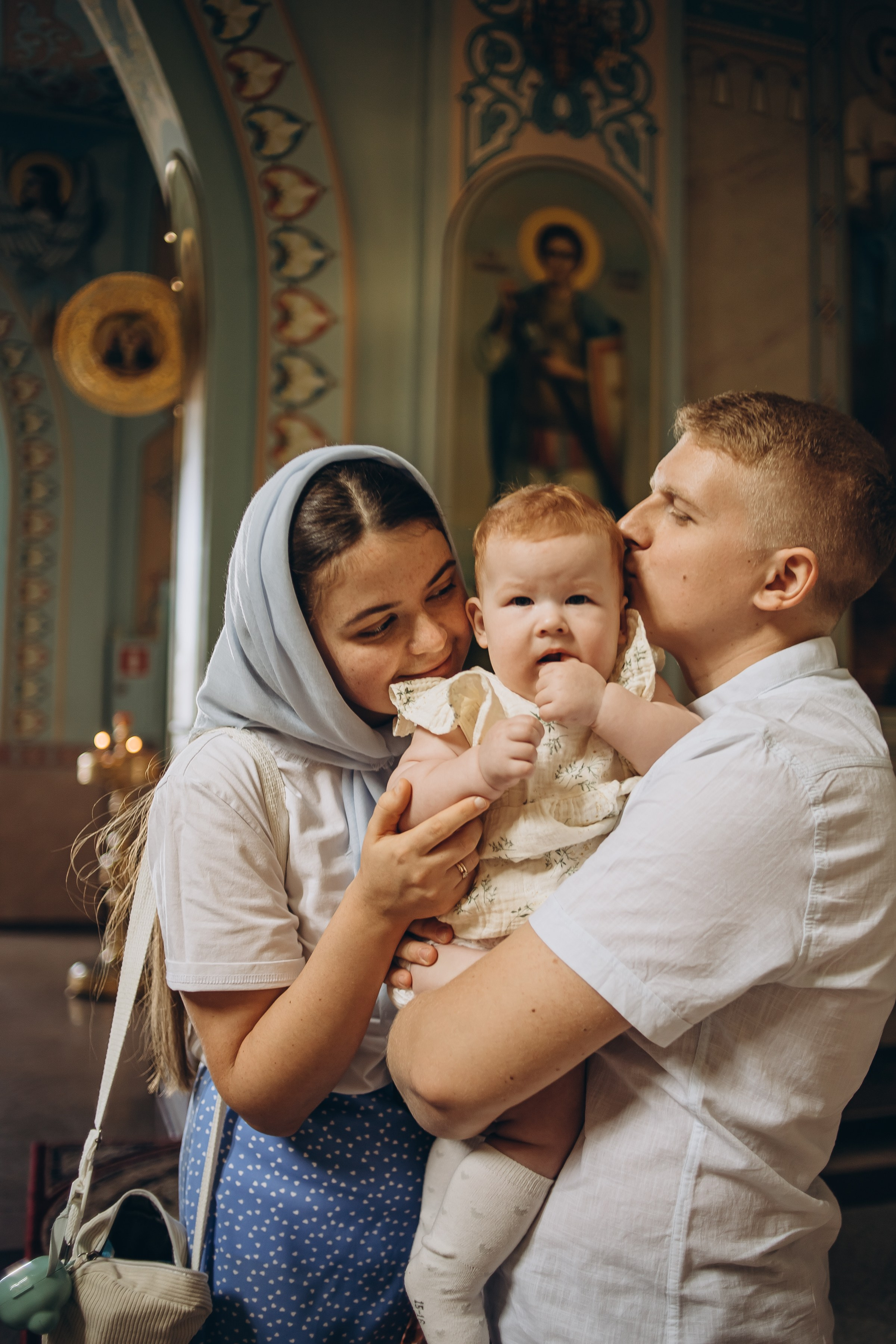 Крещение Надежды. Семейный фотограф в Волгодонске Краченцева Анна