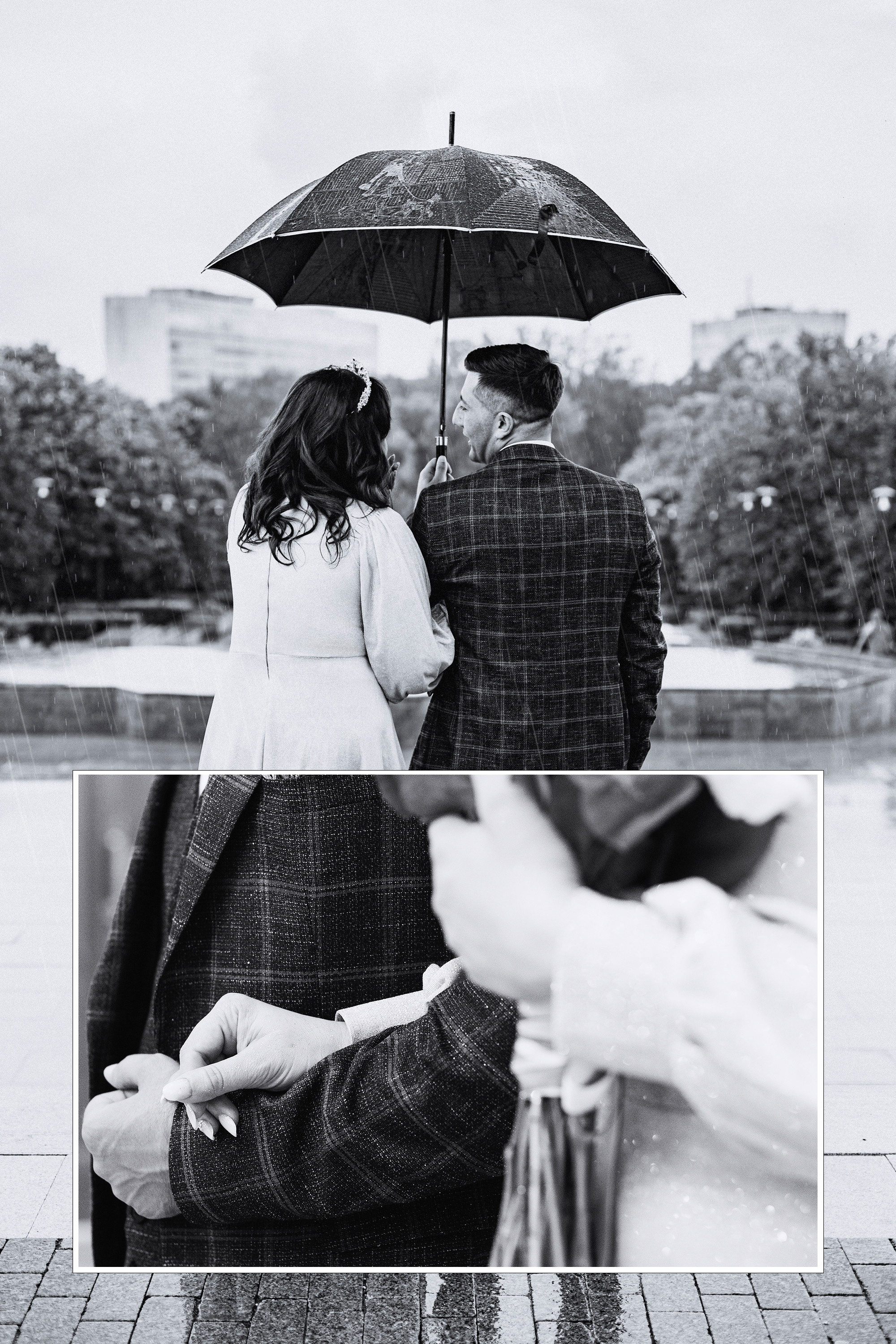 Свадебная фотосессия в дождь. Фотограф в Москве Калагина Светлана
