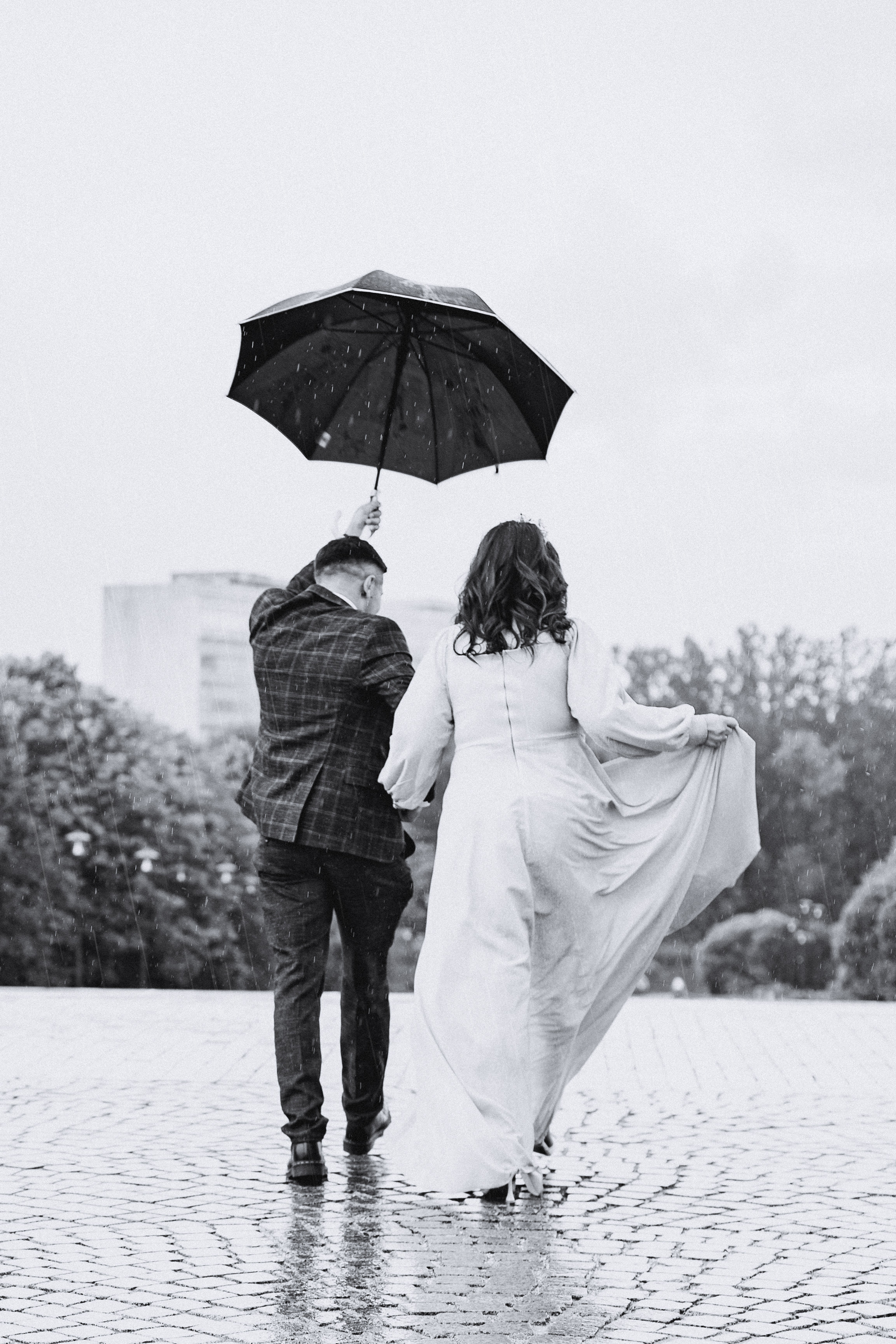 Свадебная фотосессия в дождь. Фотограф в Москве Калагина Светлана